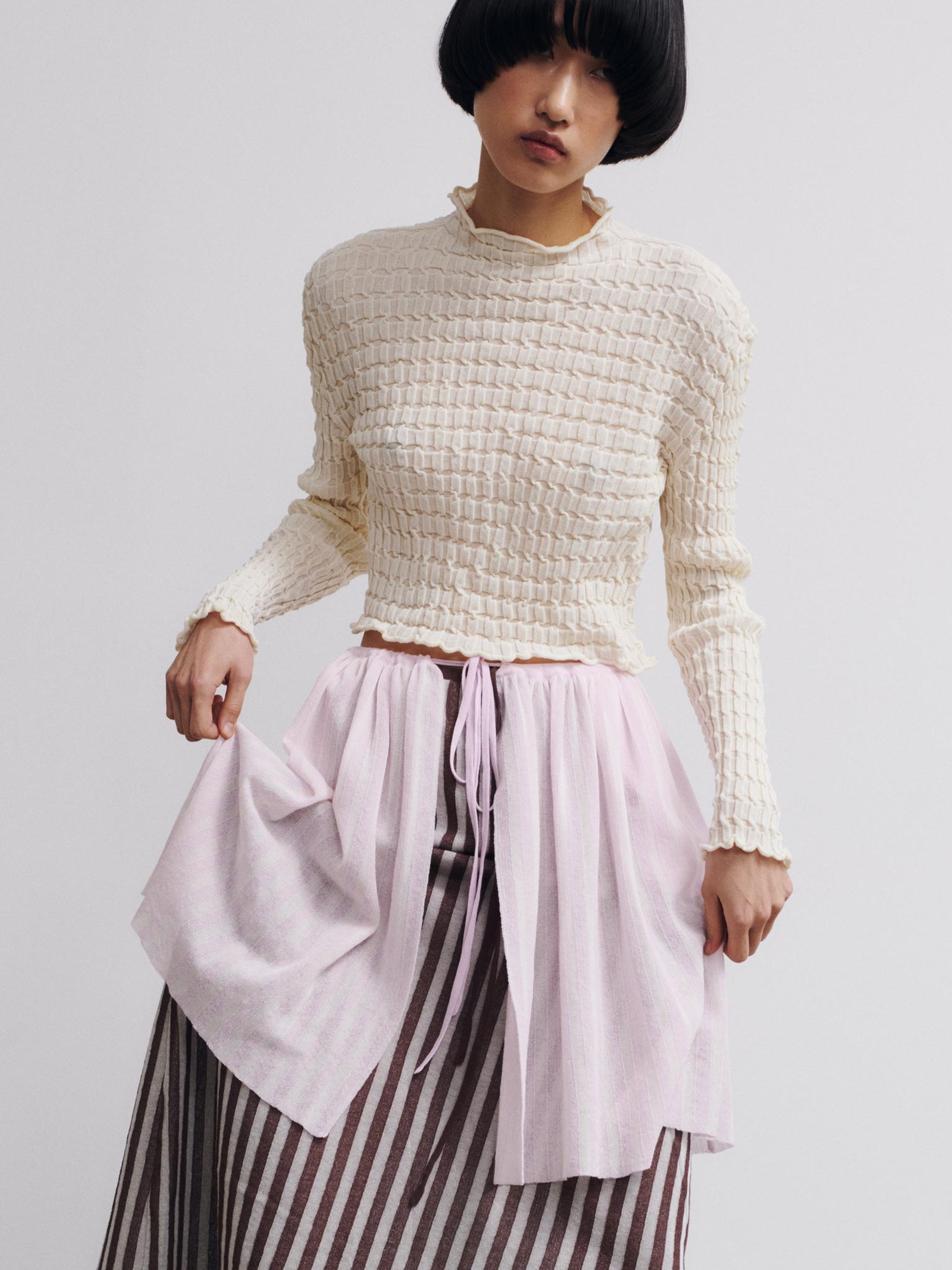 Rus Maboroshi Skirt - Pale Pink