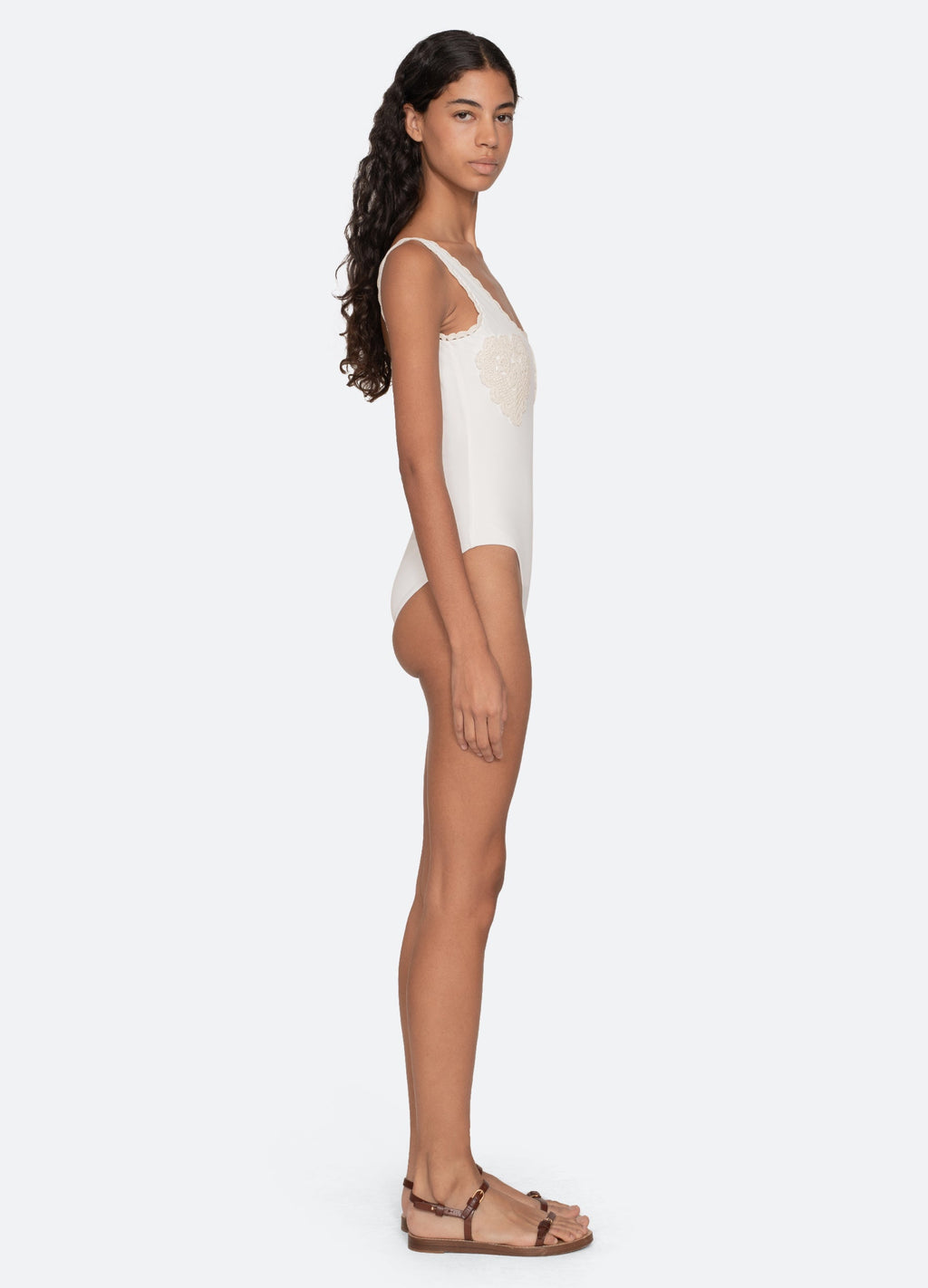 Sea NY Madelyn One Piece Swimsuit - White