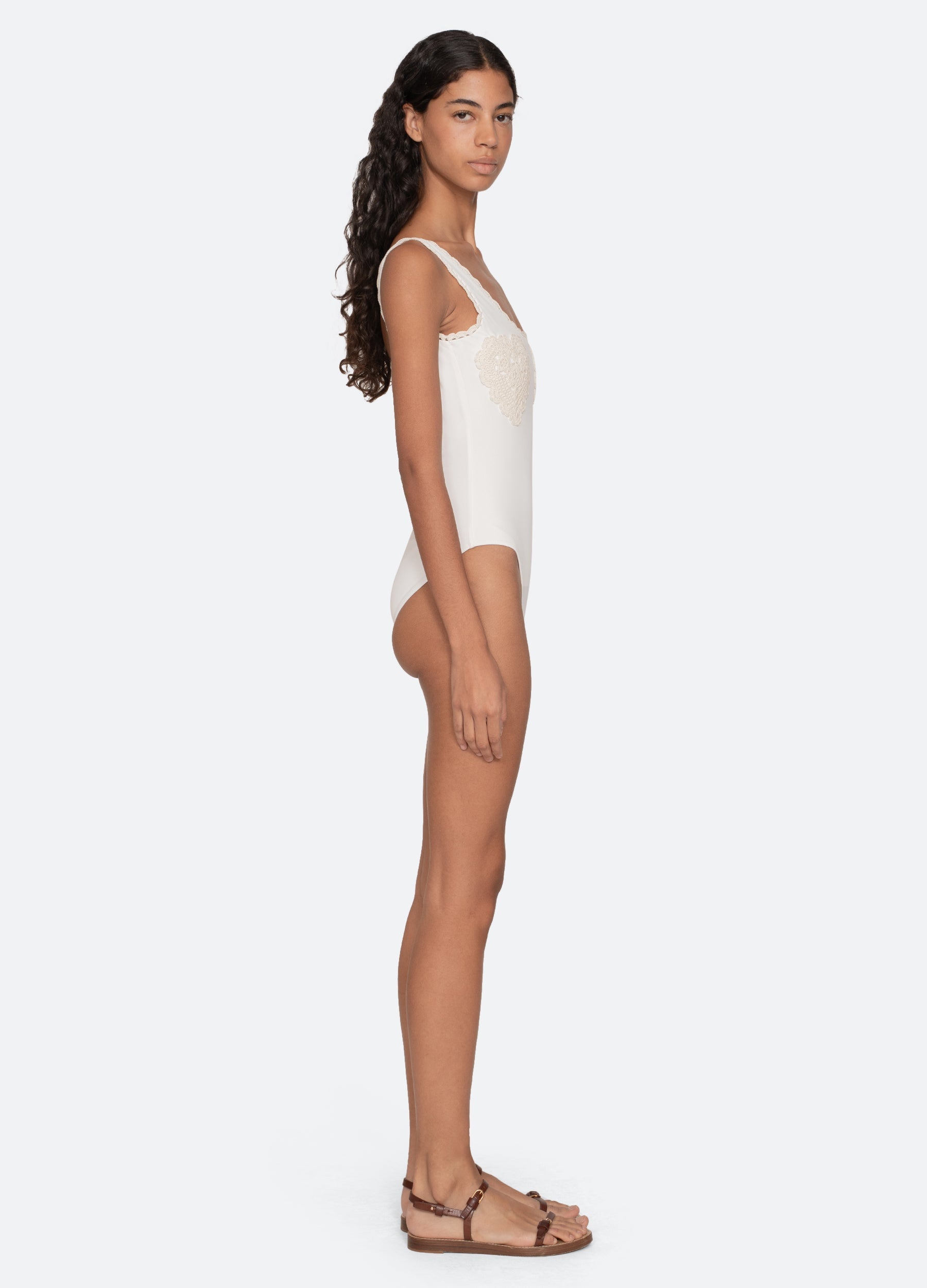 Sea NY Madelyn One Piece Swimsuit - White