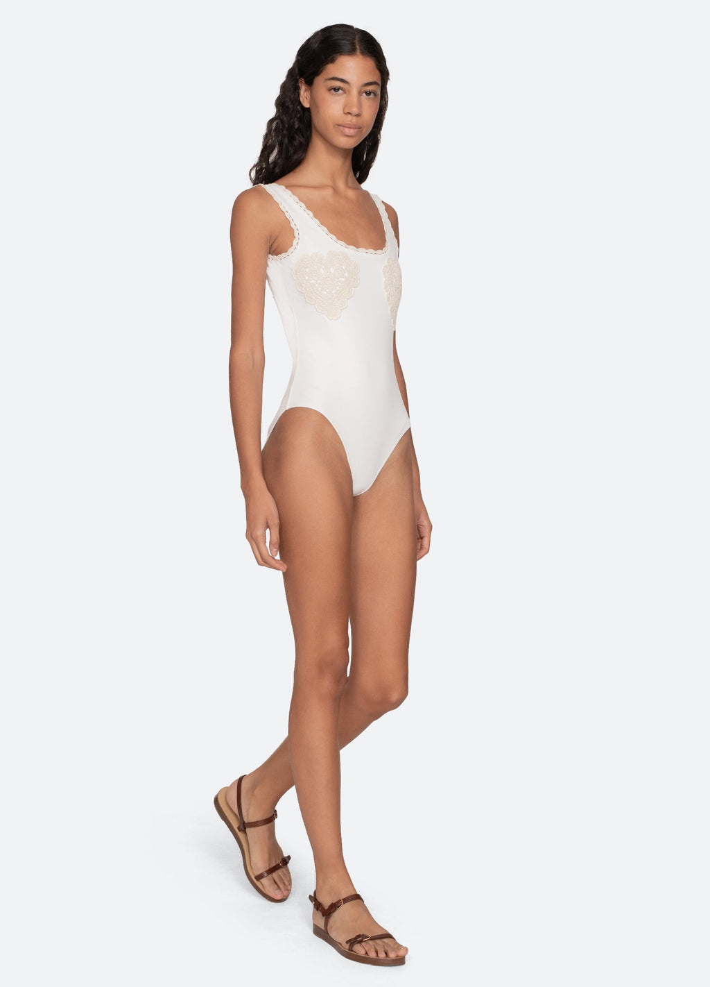 Sea NY Madelyn One Piece Swimsuit - White
