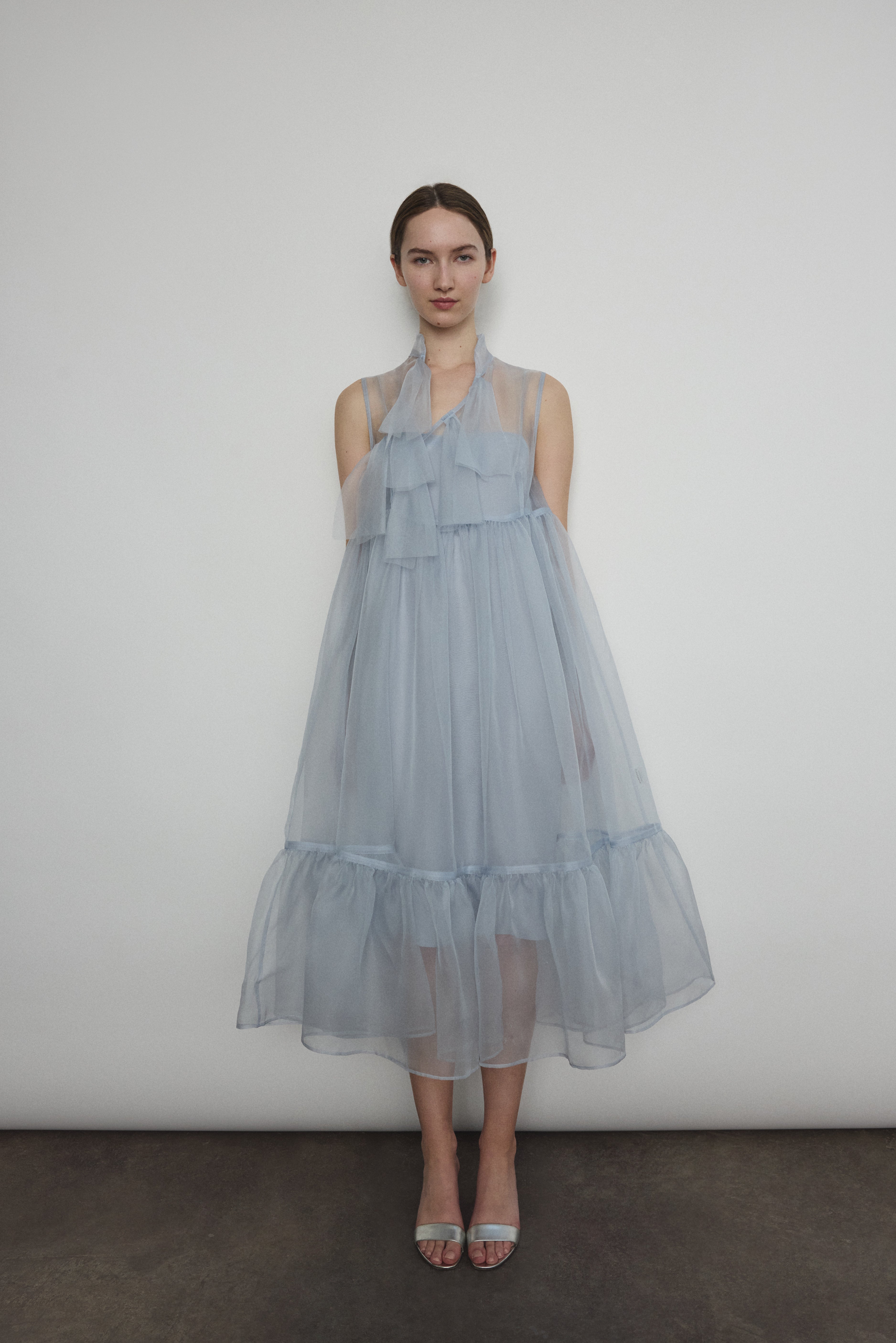 Kamperett Mae Dress - Powder Blue