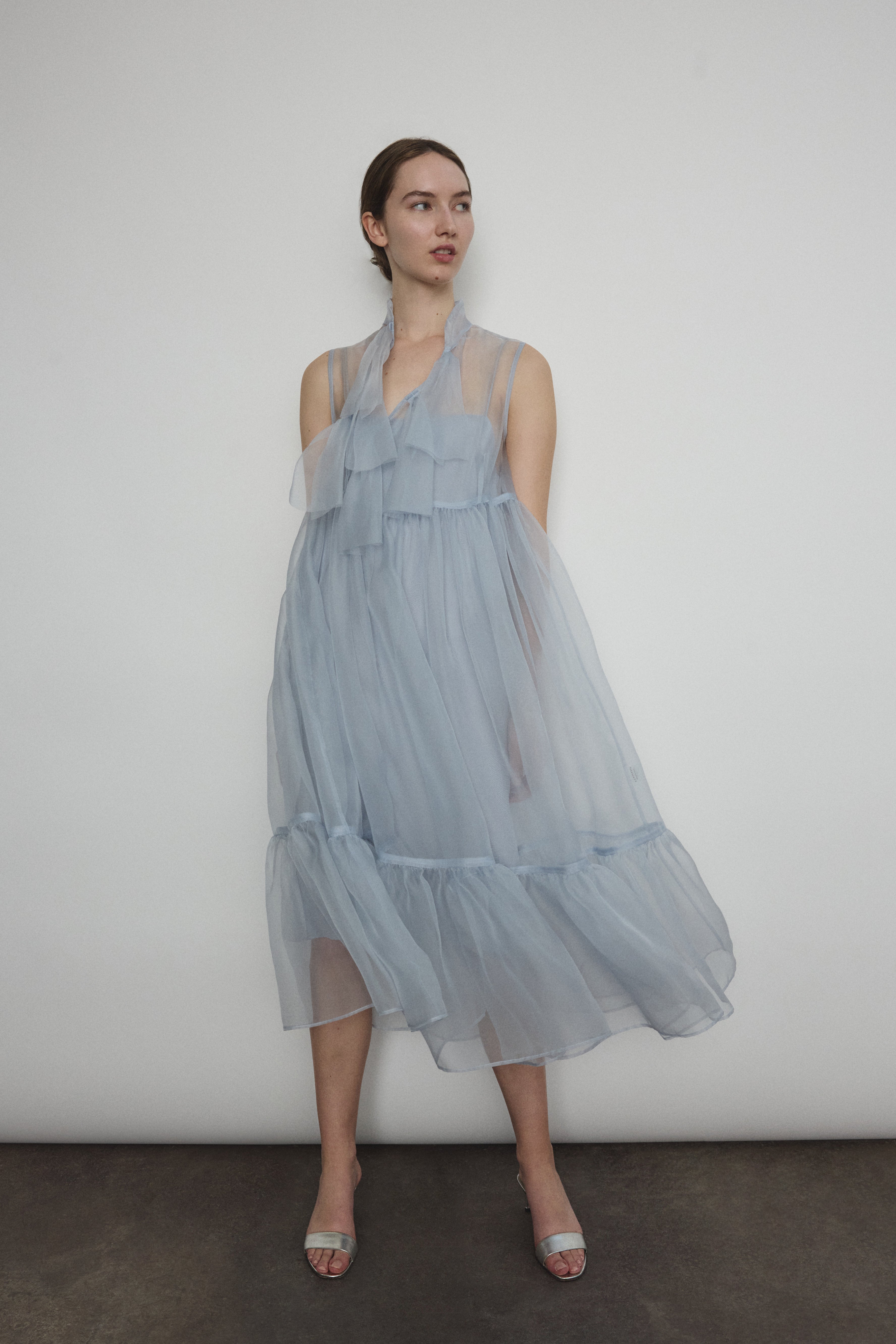 Kamperett Mae Dress - Powder Blue