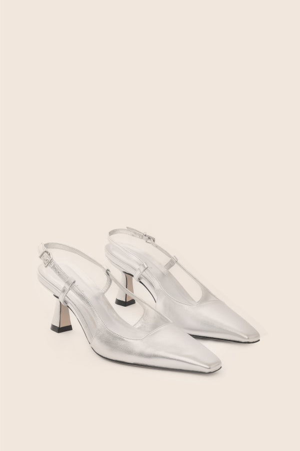 Maguire Bahia Silver Pump - Silver
