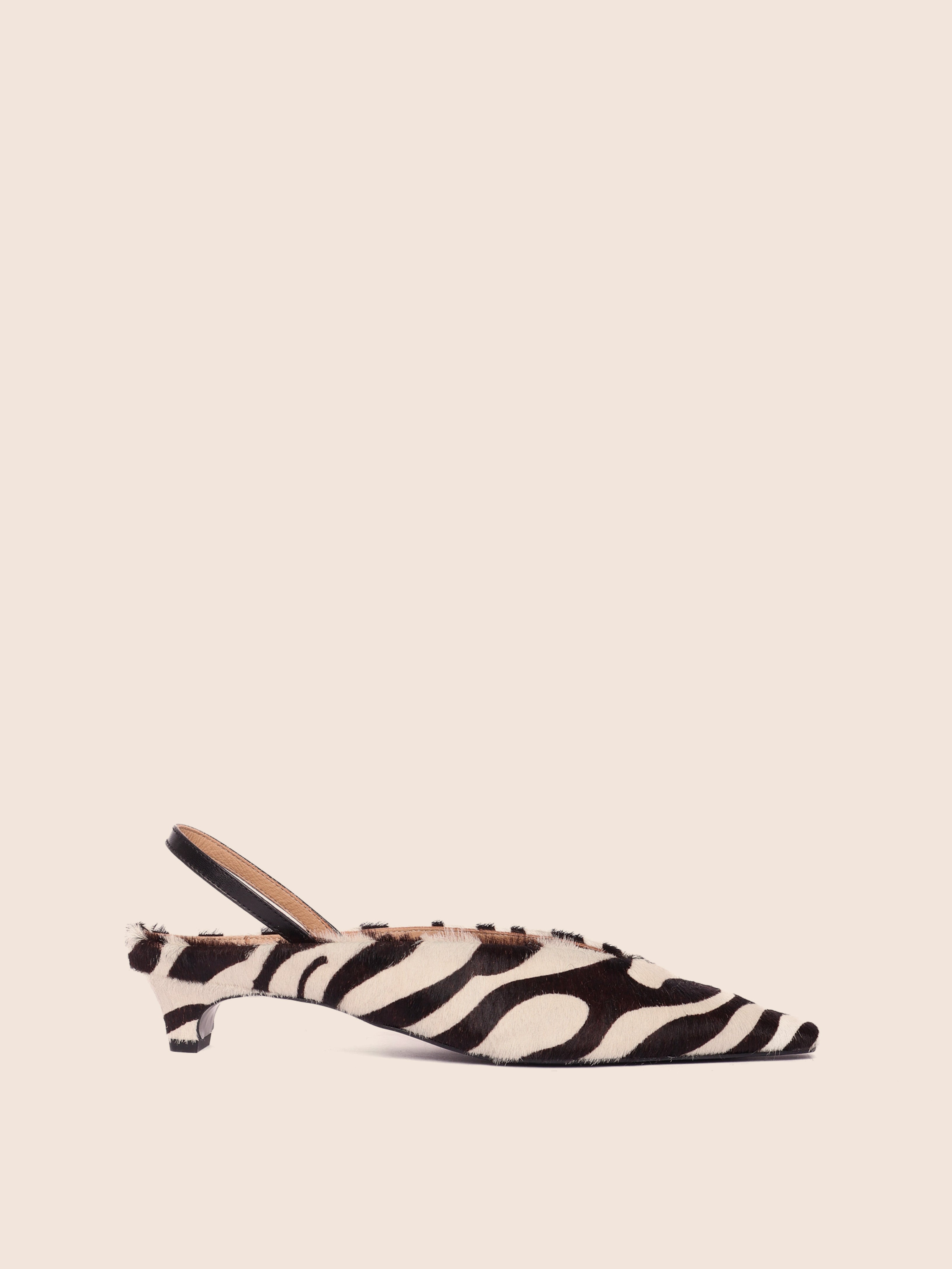 Maguire Floresta Zebra Pump Slingback Mule
