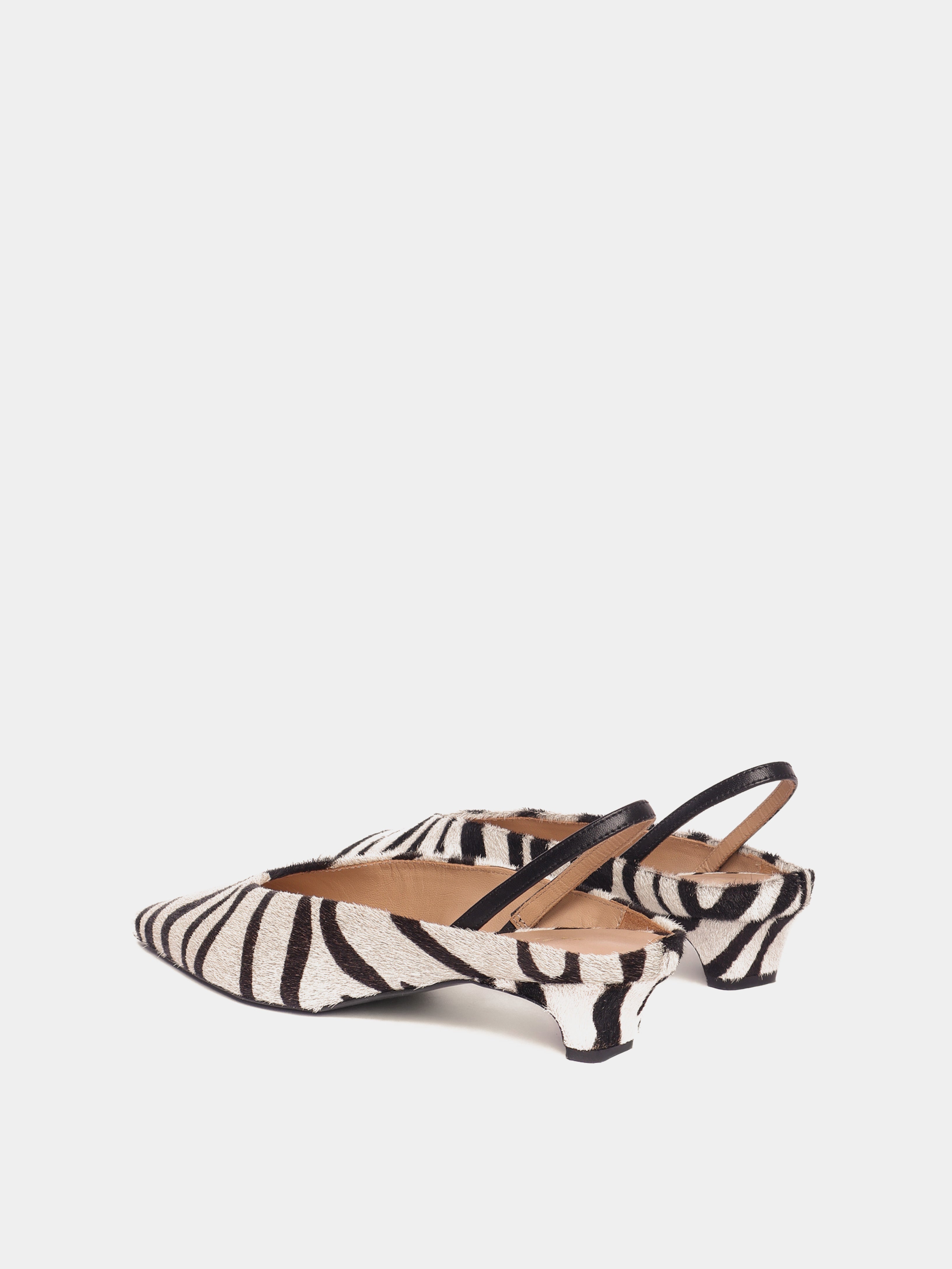 Maguire Floresta Zebra Pump Slingback Mule