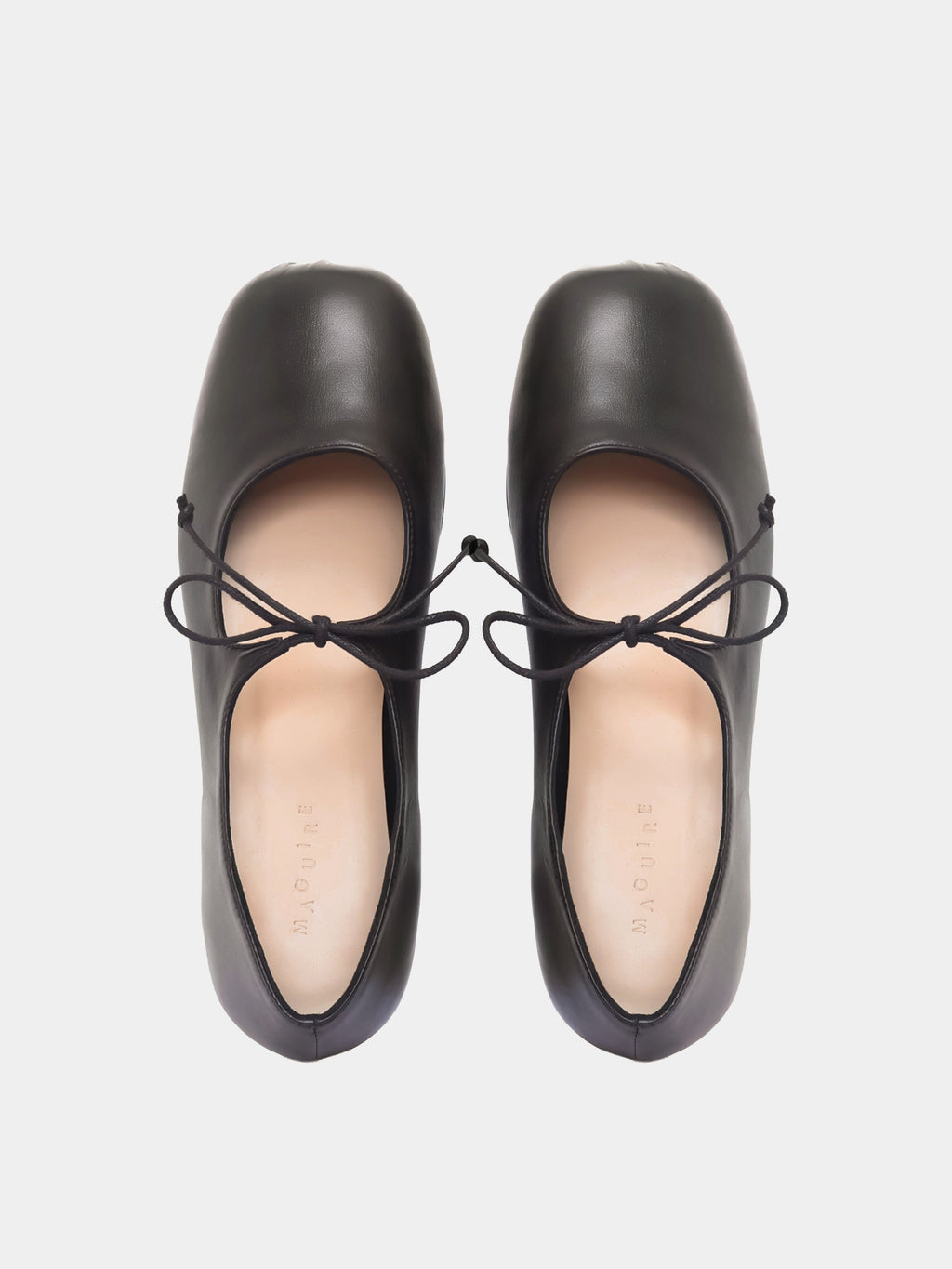 Maguire Gaia Black Ballerina Flats