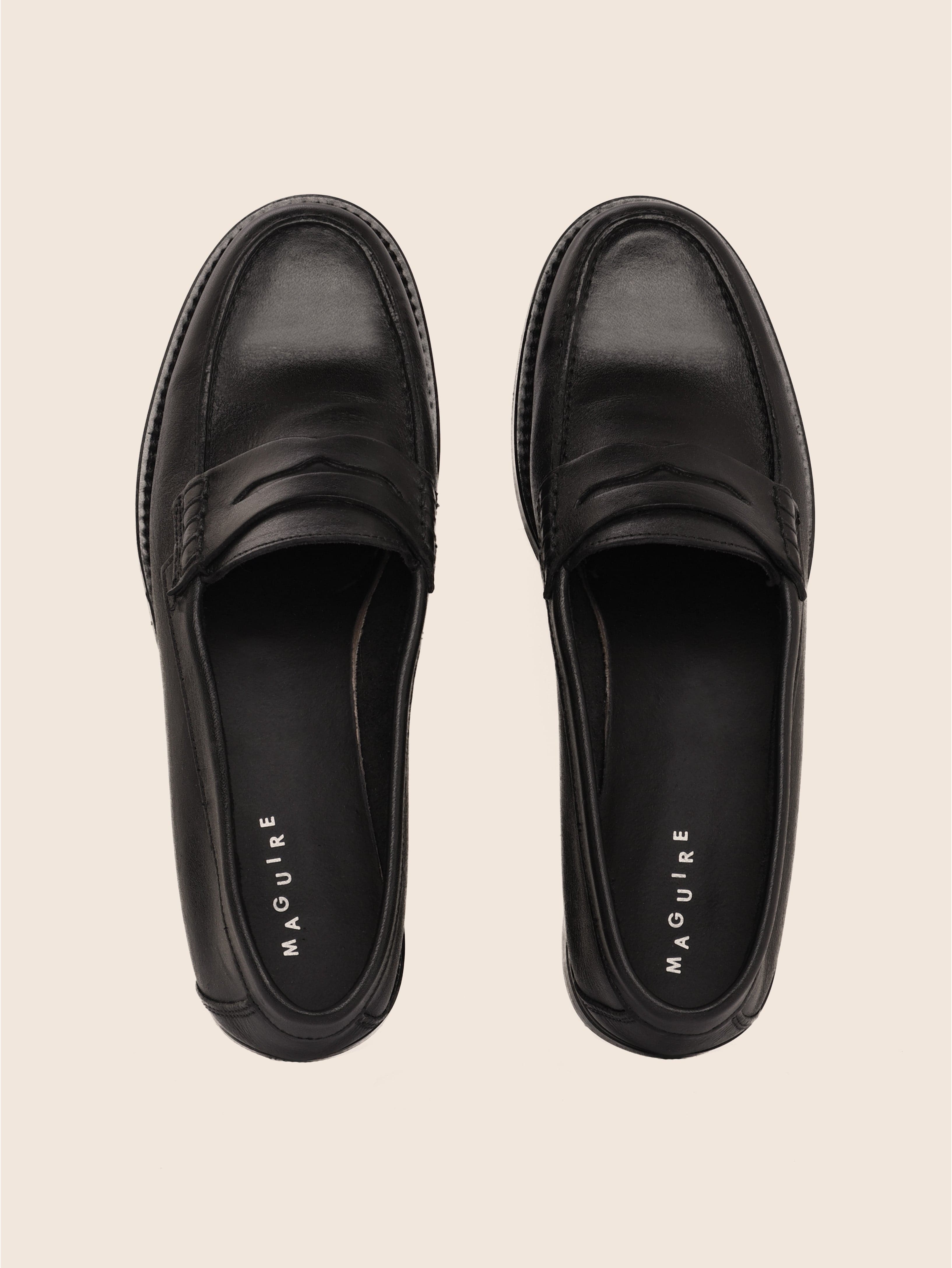 Maguire Napoli Black Loafer - Black