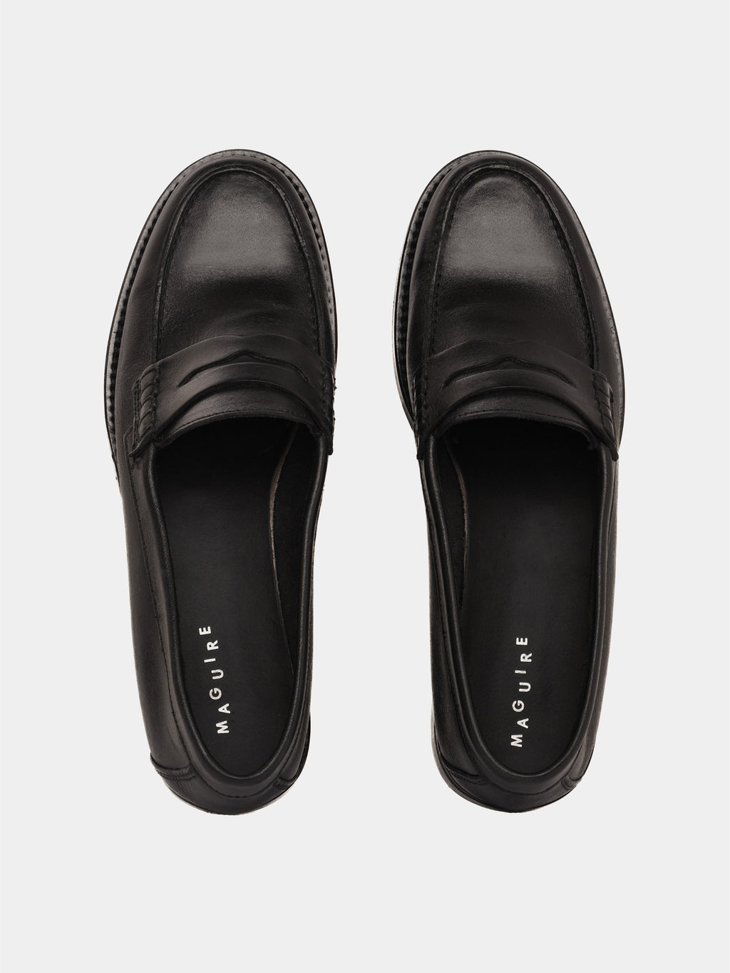 Maguire Napoli Black Loafer - Black