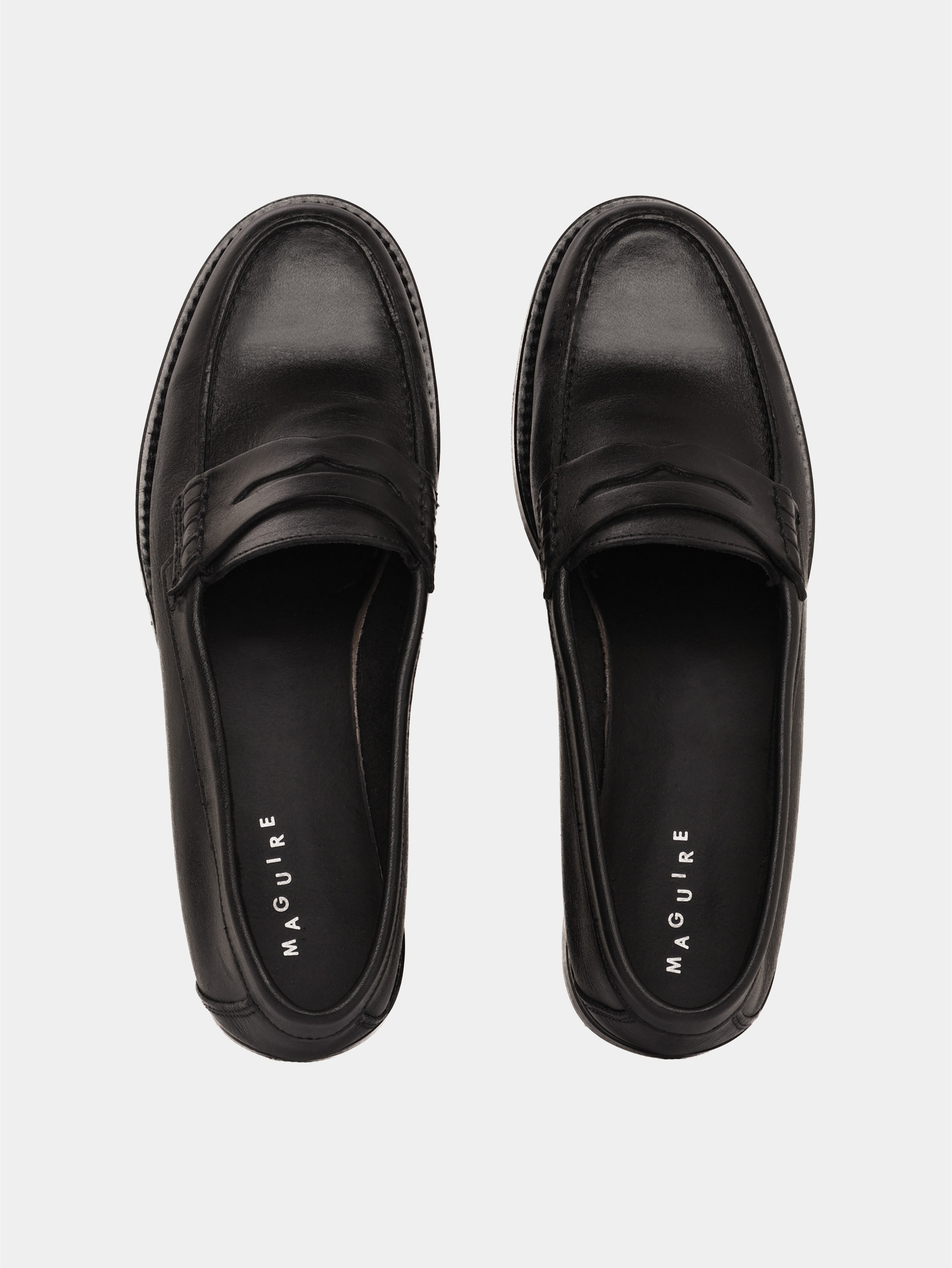 Maguire Napoli Black Loafer - Black