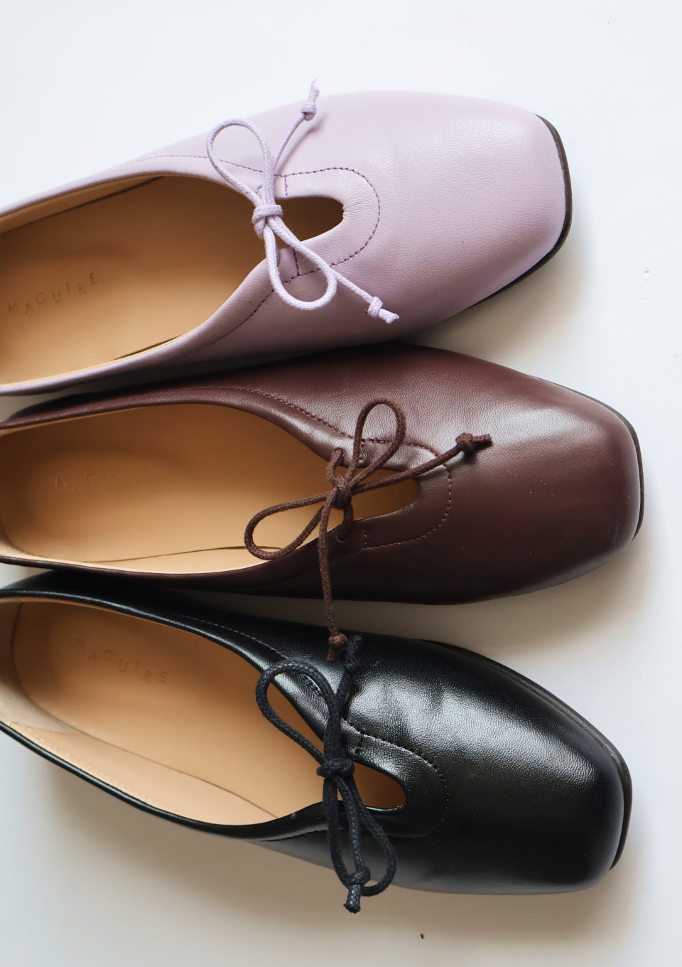 Maguire Prato Brown Ballerina - Brown