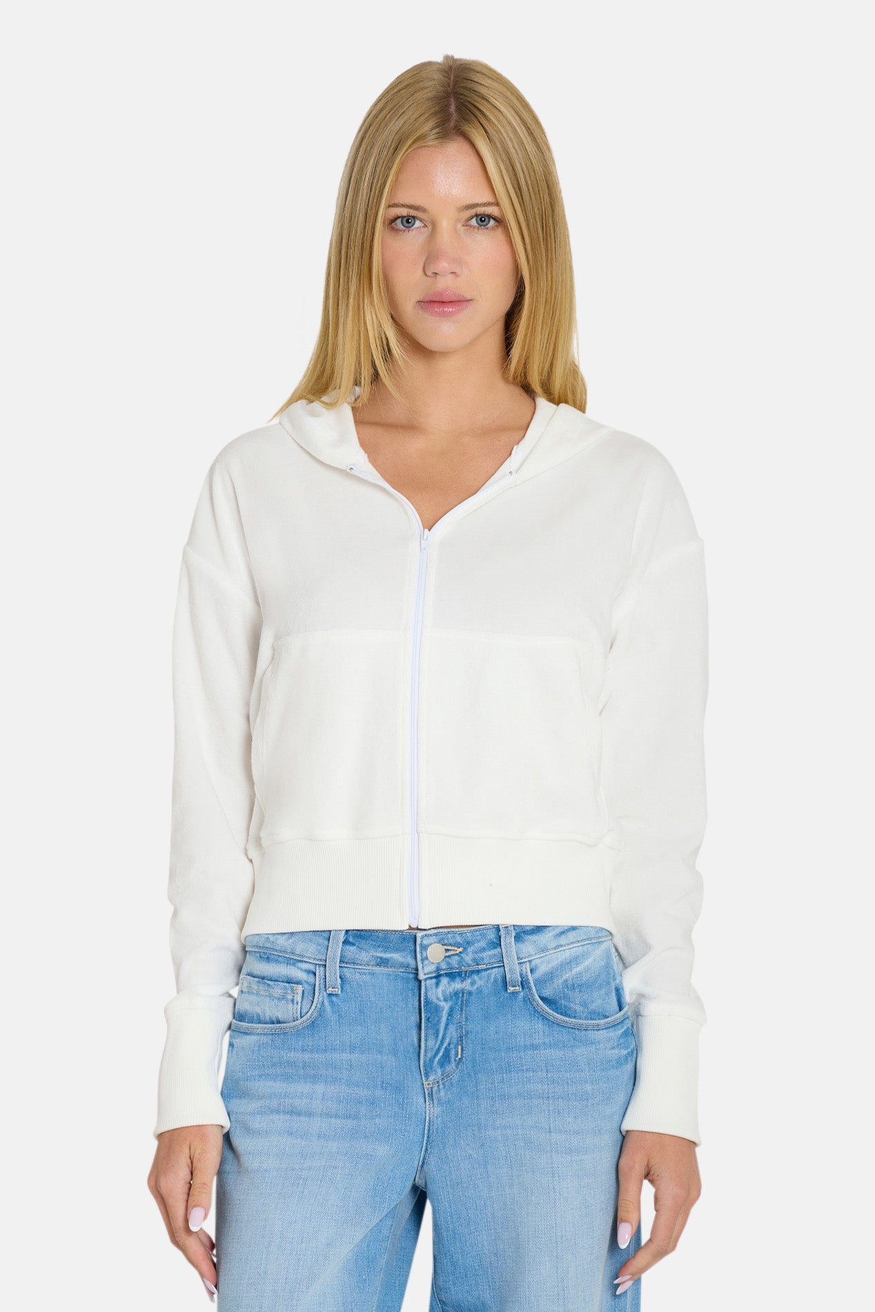 The Tile Club Maisie Terry Zip Up Hoodie