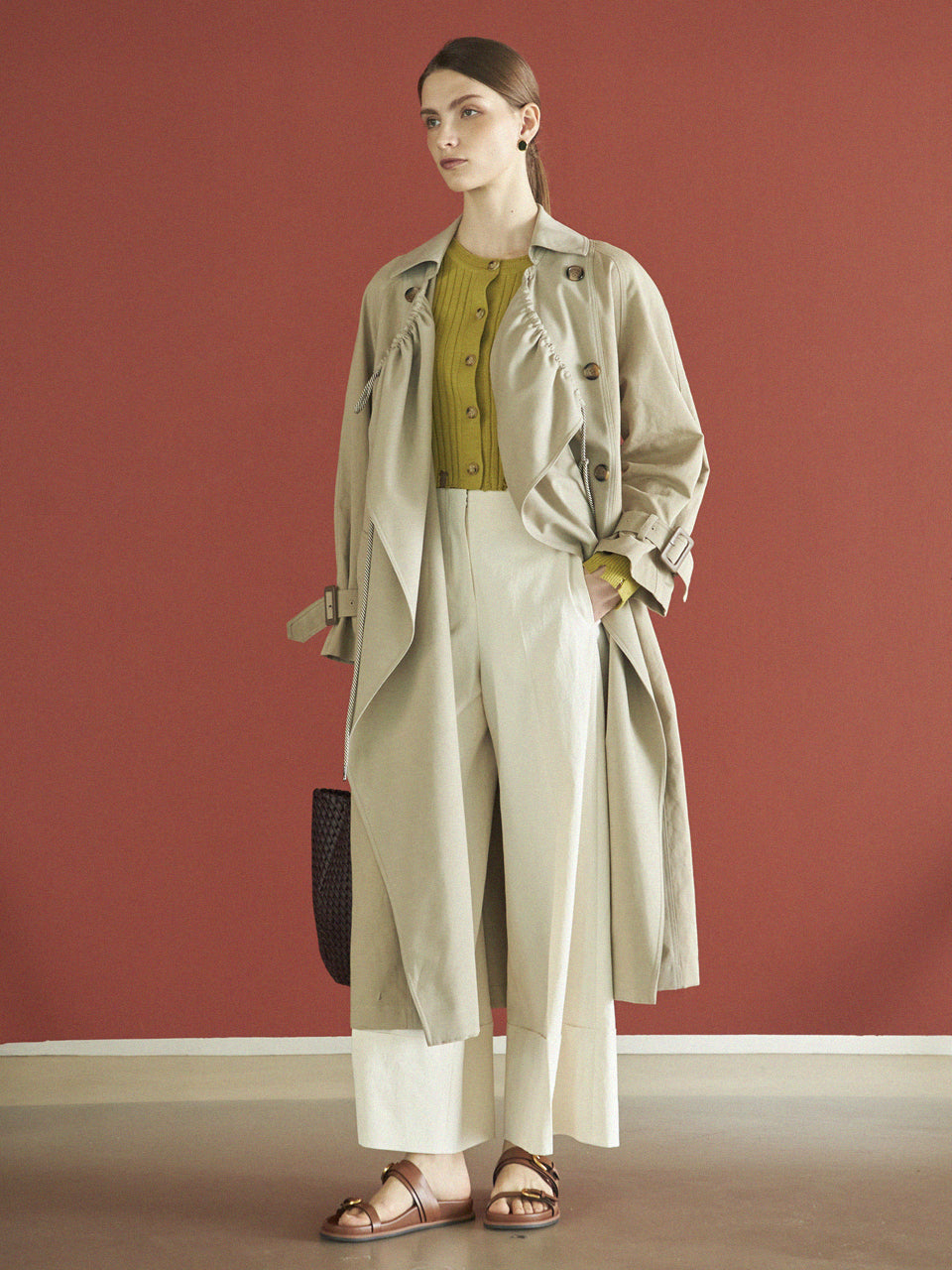 Maison De Ines Ribbed Cardigan - Green