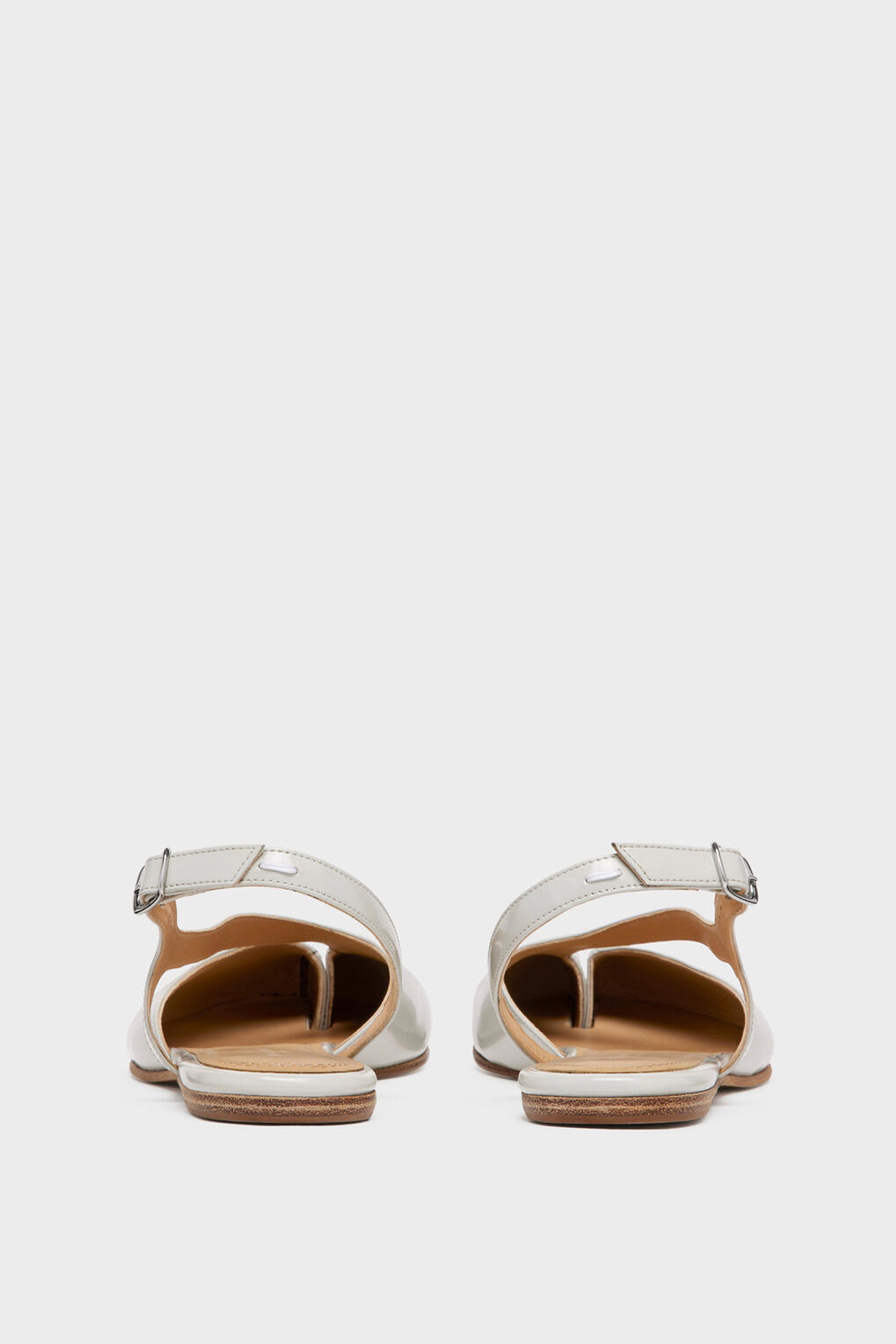 Maison Margiela Tabi Slingback Sandal - Alabaster