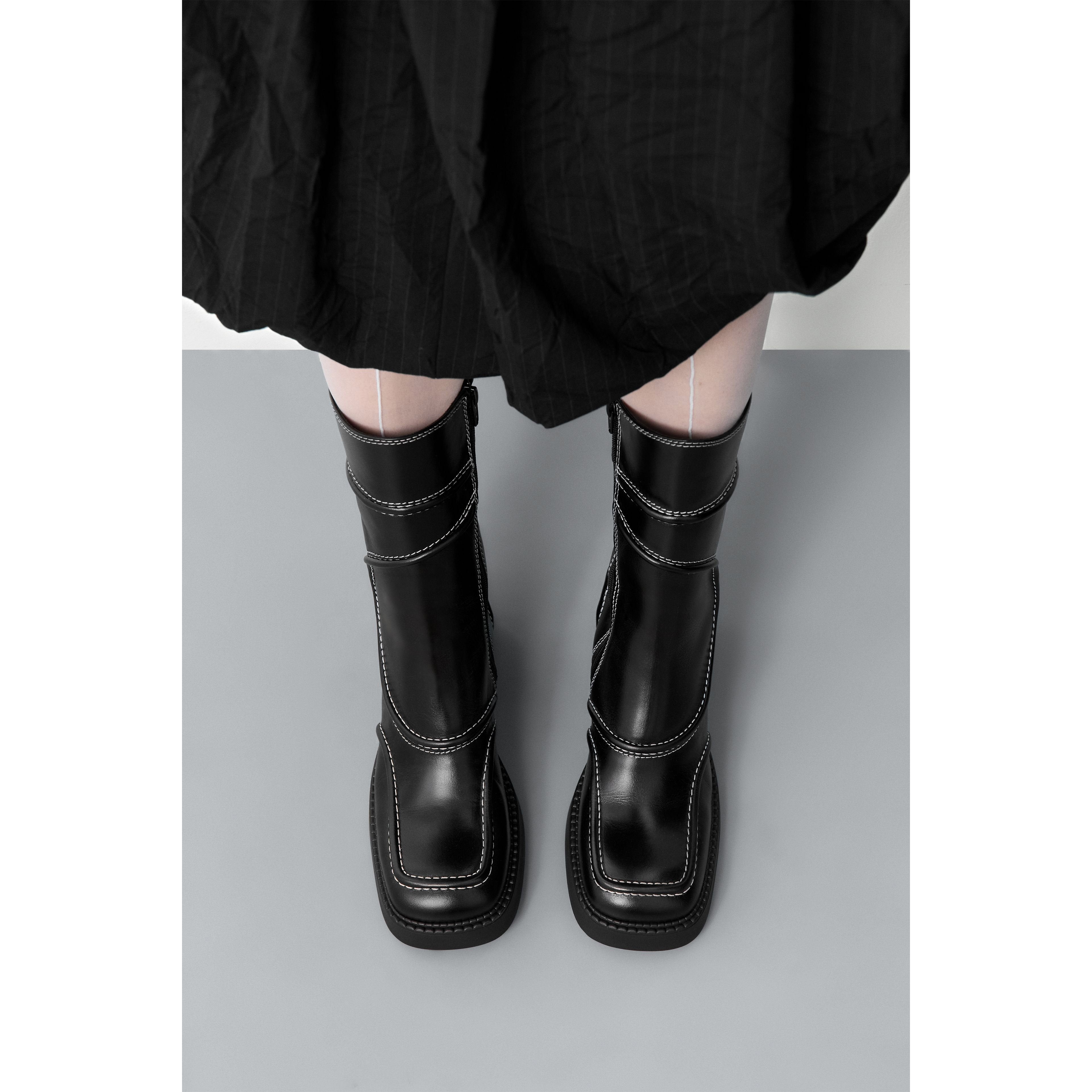 Miista Malene Ankle Boots - Black