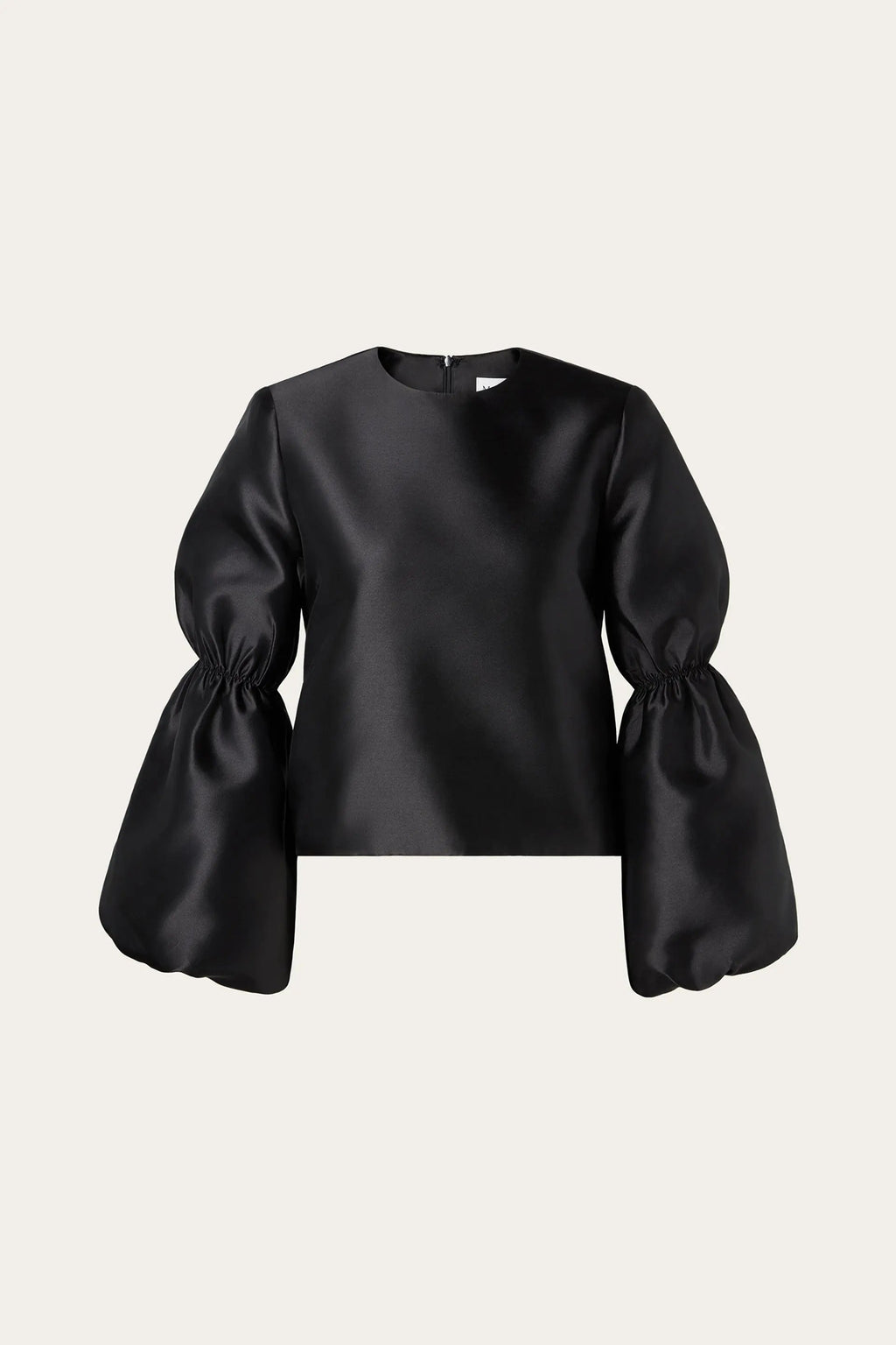 Malina Cia Double Pouf Sleeve Blouse - Black