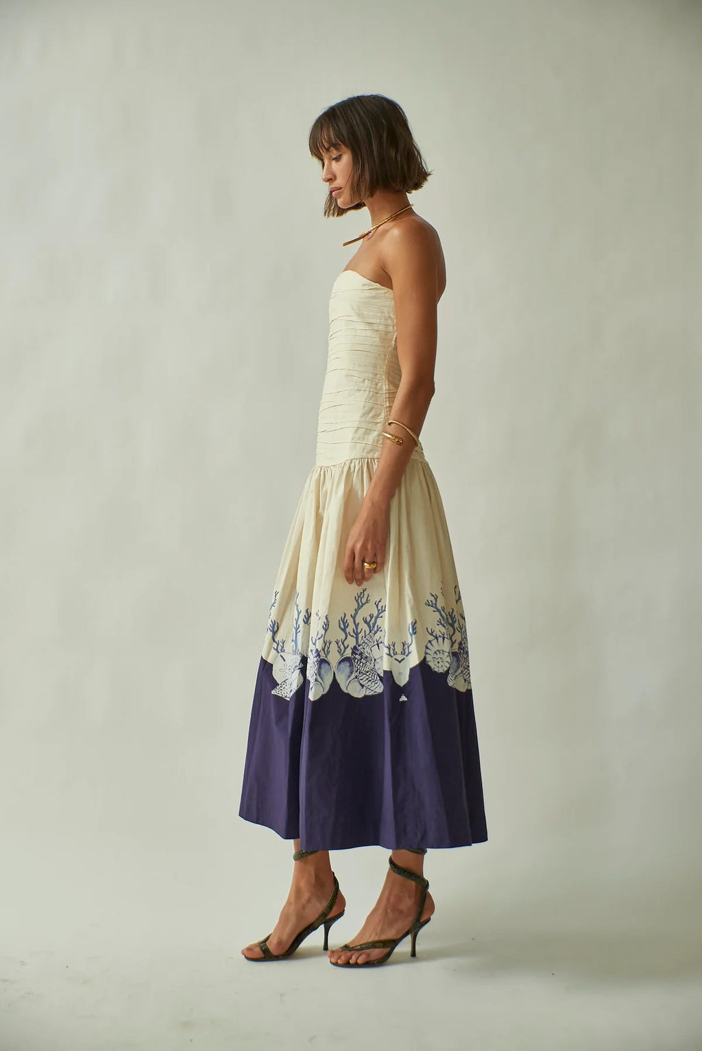 Carolina K Malla Dress - Shell Cream