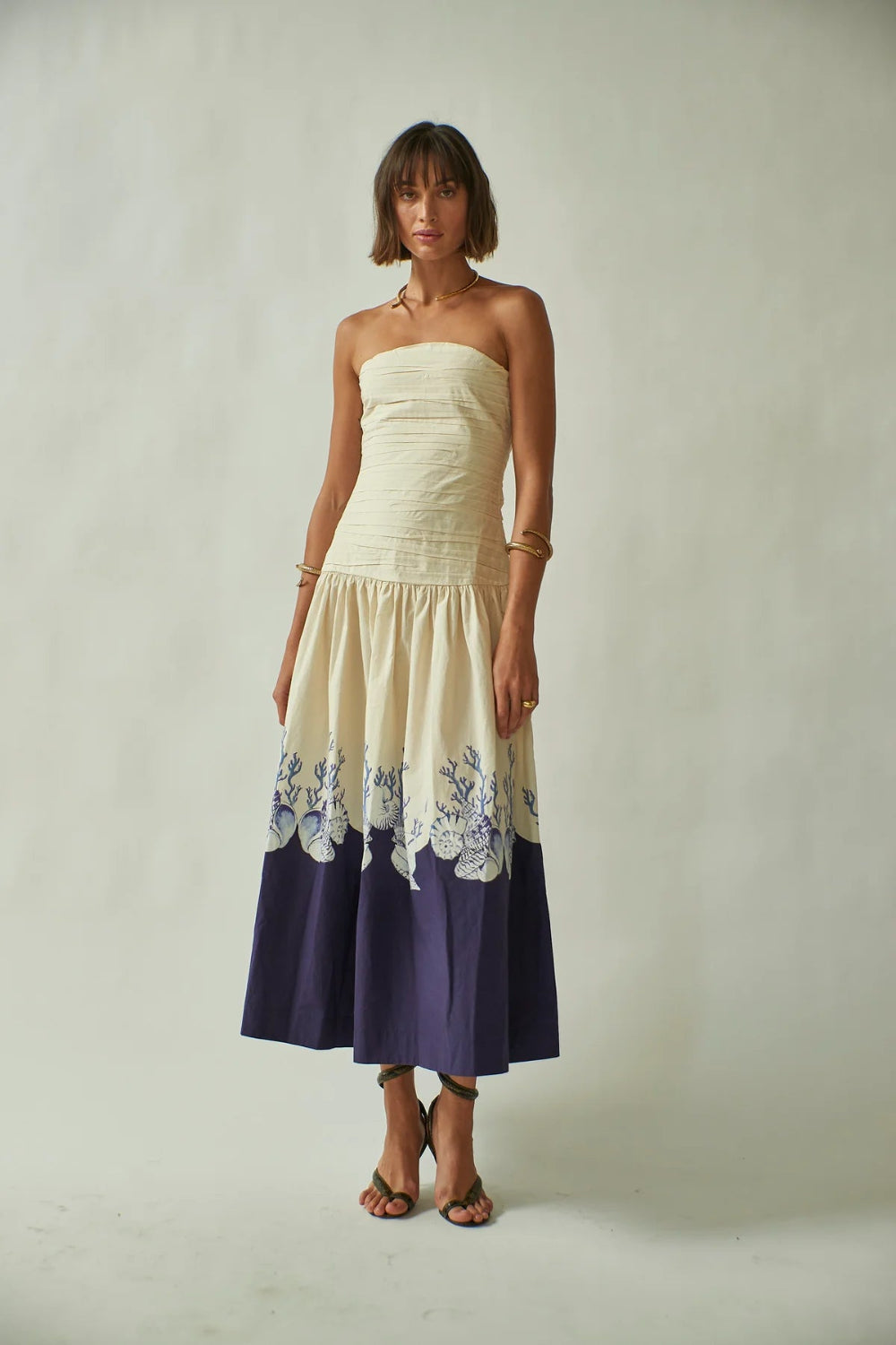 Carolina K Malla Dress - Shell Cream