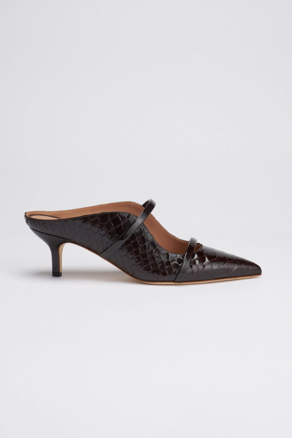 Malone Souliers Maureen 45 Mule - Dark Brown