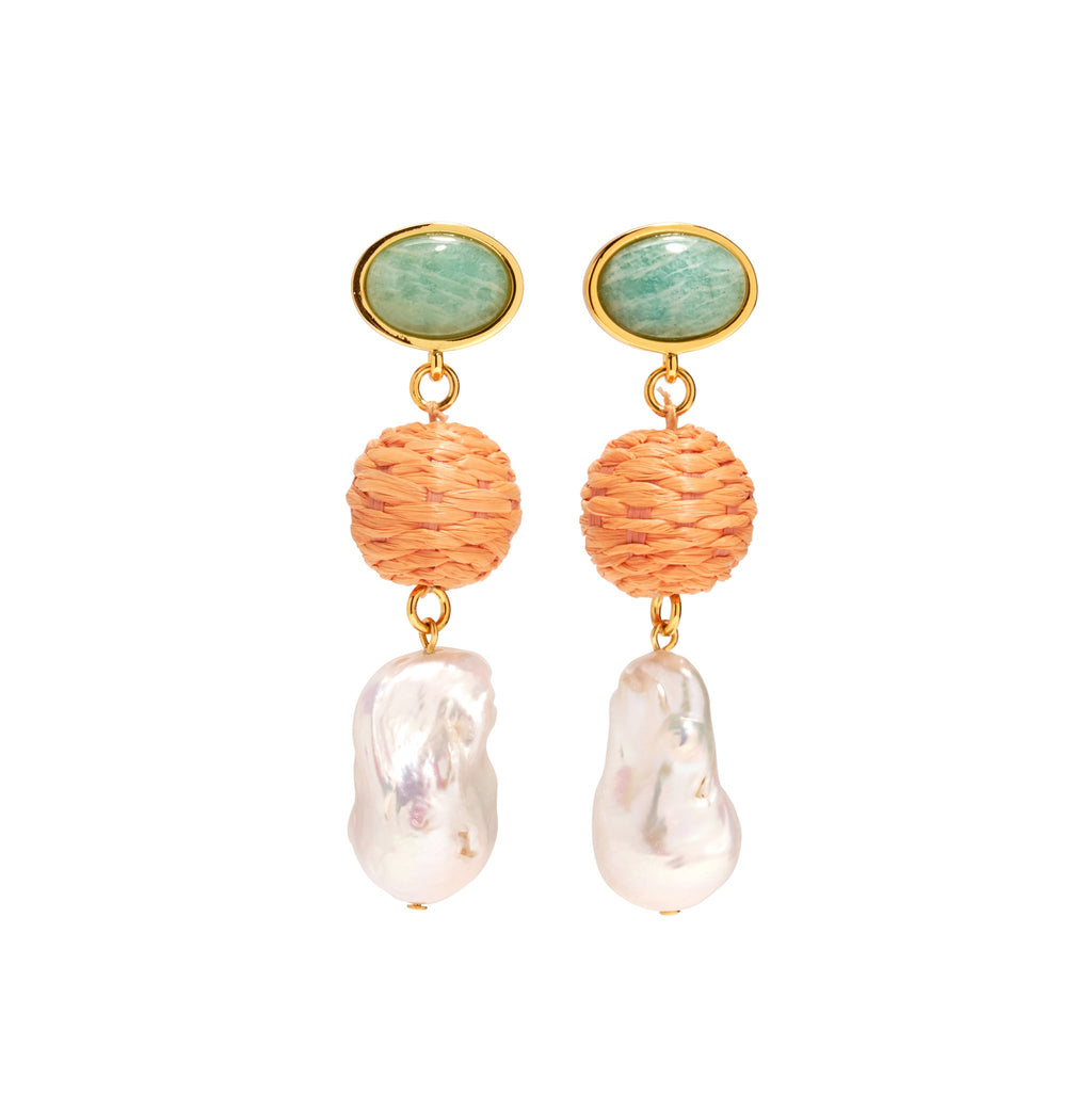 Lizzie Fortunato Mandarina Drop Earrings - Multi