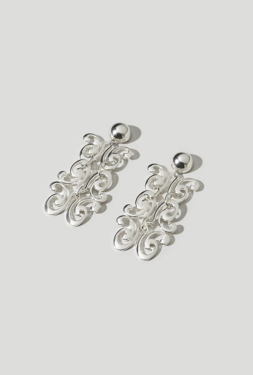 Maslo Jewelry Marcello Earrings - Silver