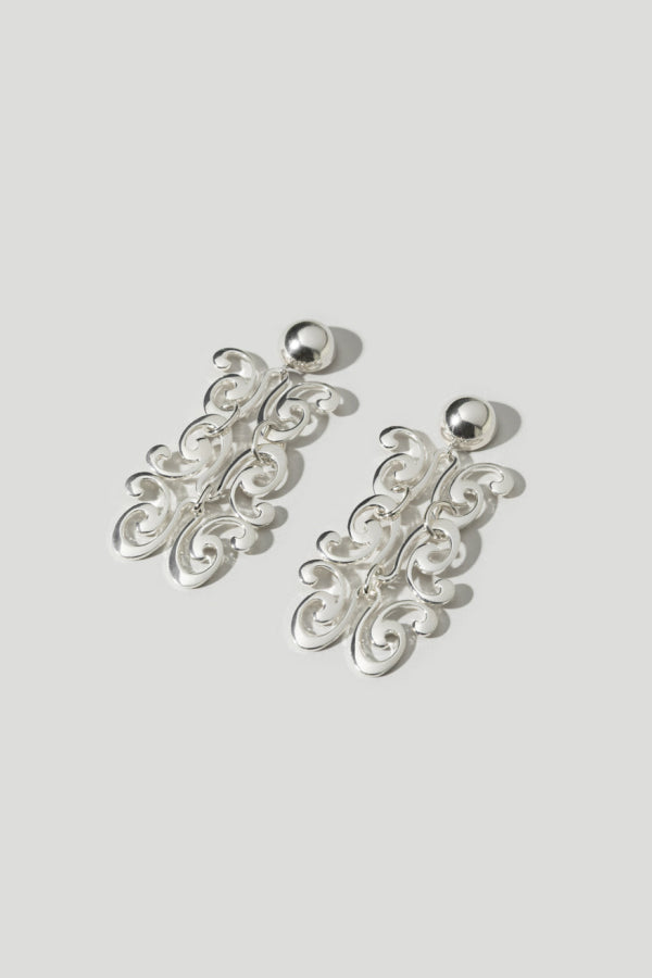 Maslo Jewelry Marcello Earrings - Silver