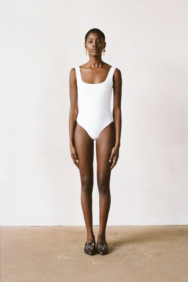 Maria Stanley Bodysuit - Bone