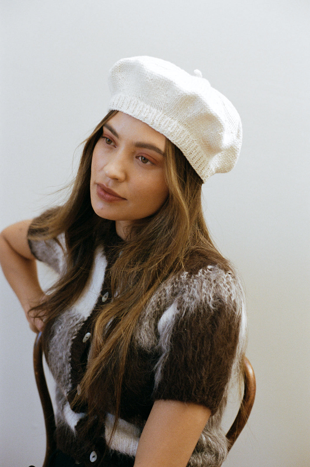 Maria Stanley Cotton Beret