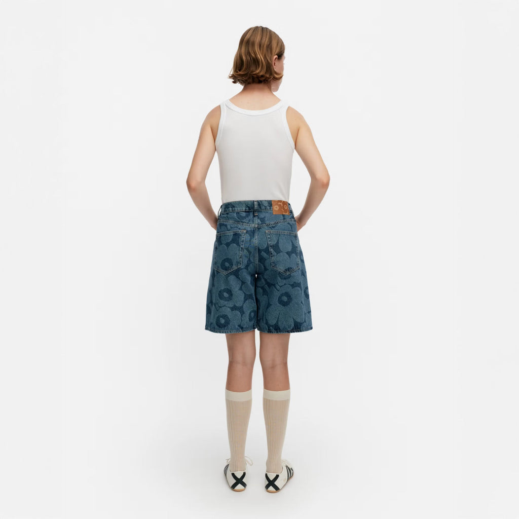 Marimekko Marssi Denim Shorts - Indigo