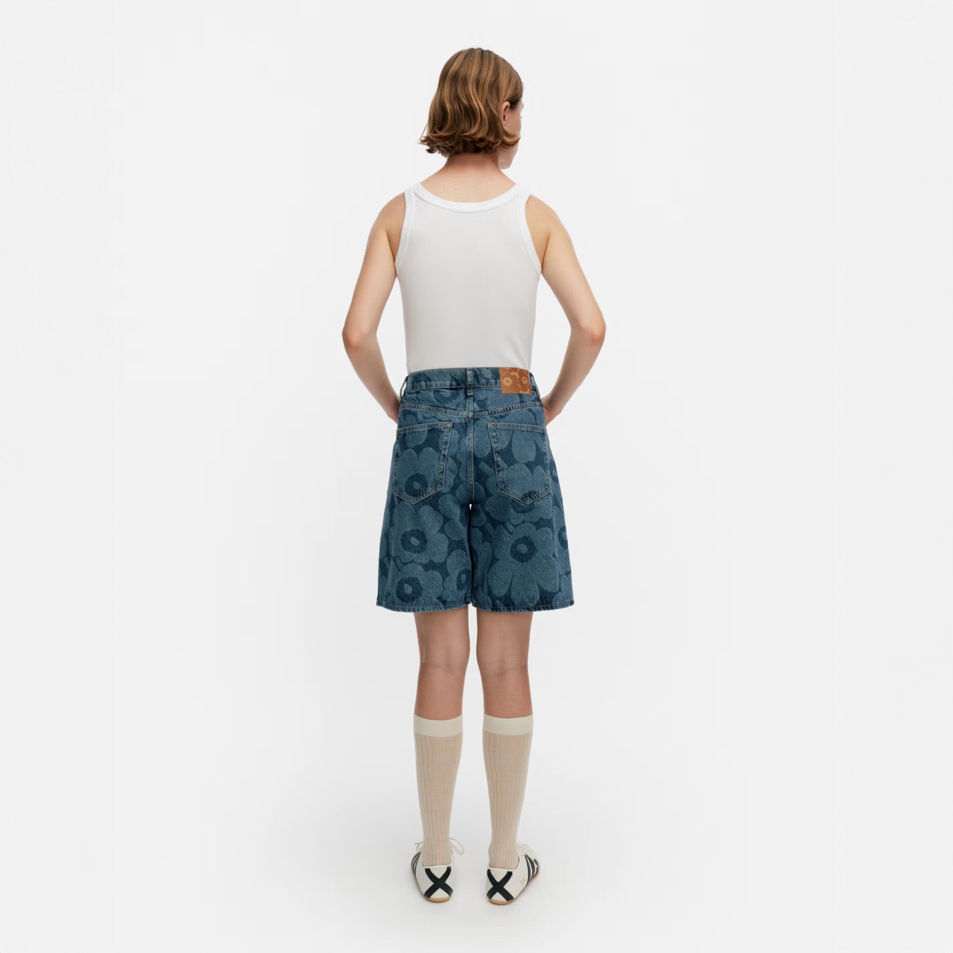 Marimekko Marssi Denim Shorts - Indigo