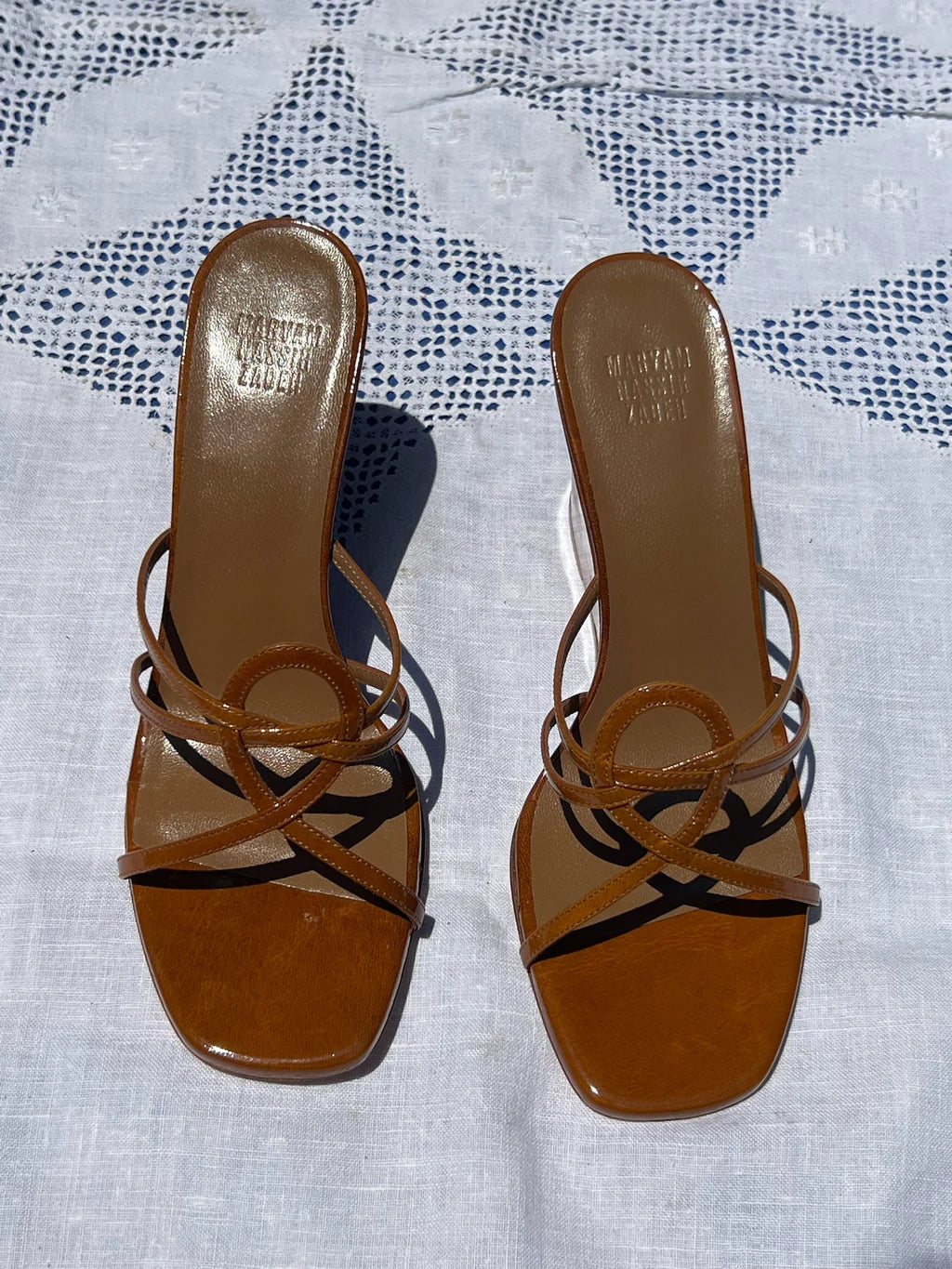 Maryam Nassir Zadeh Opera Wedge - Sella Patent