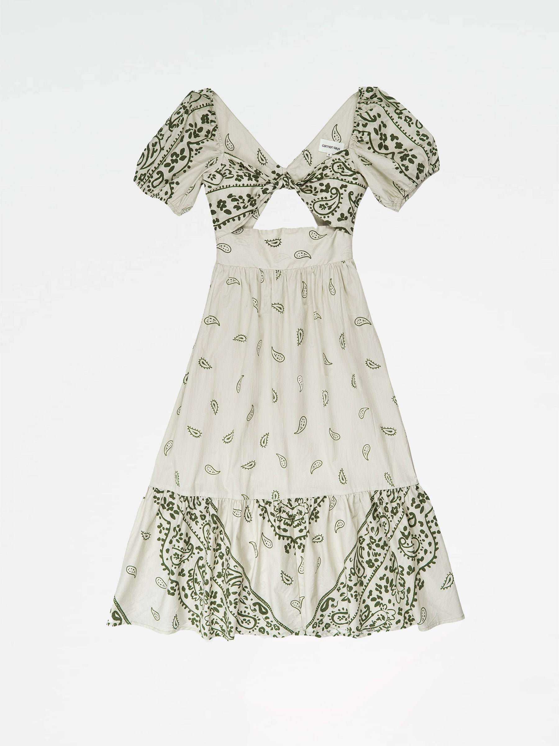 Carmensays Master Paisley-Style Print Maxi Dress