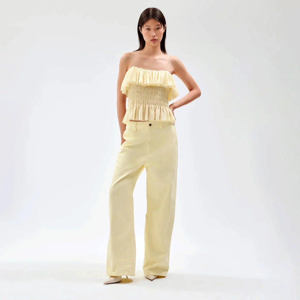Ronny Kobo Matteo Pant - Yellow