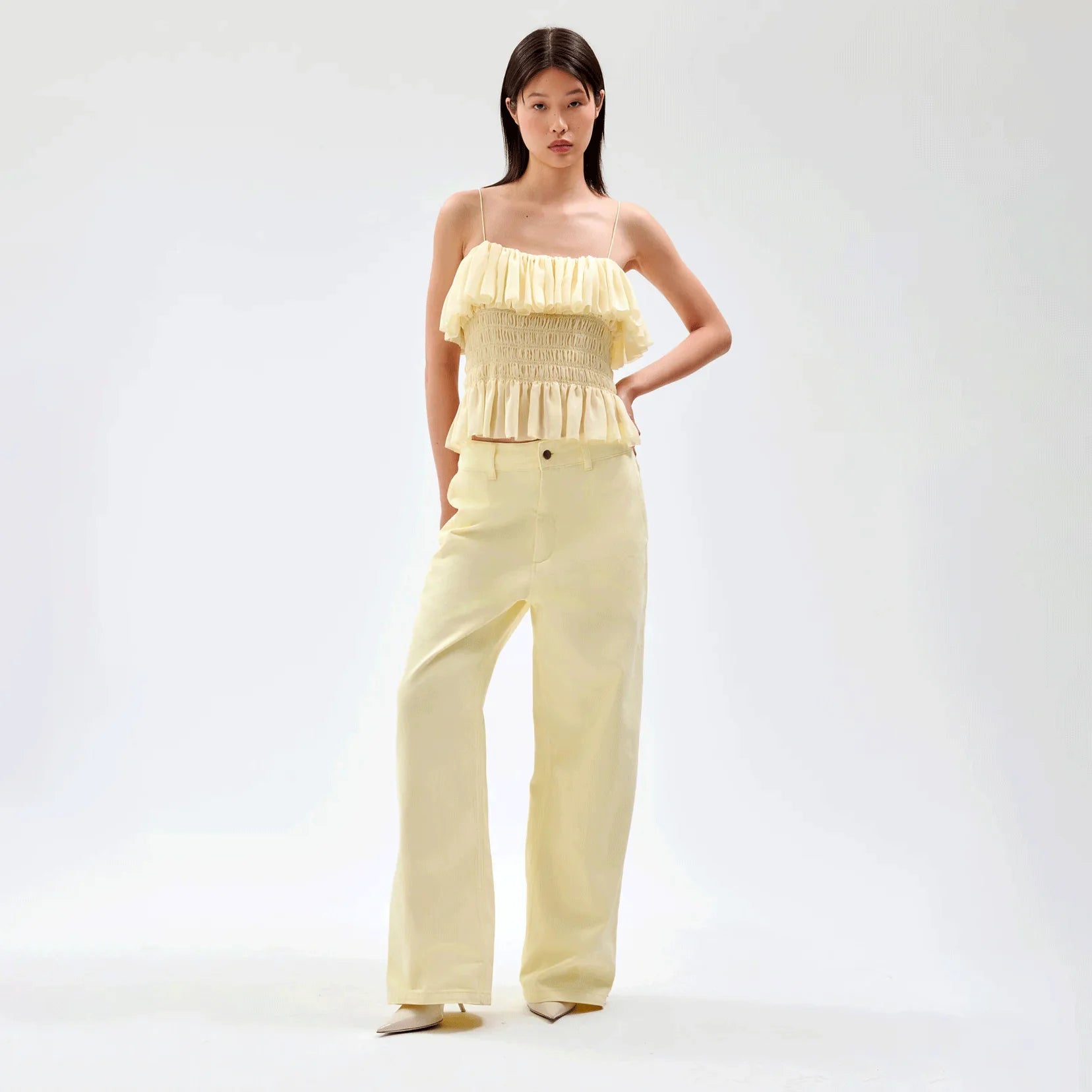 Ronny Kobo Matteo Pant - Yellow