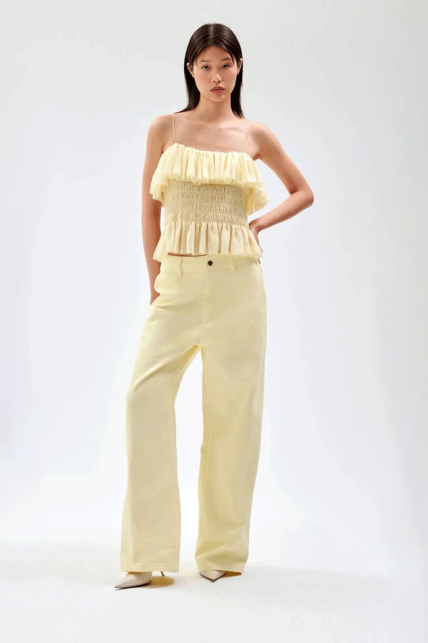 Ronny Kobo Matteo Pant - Yellow