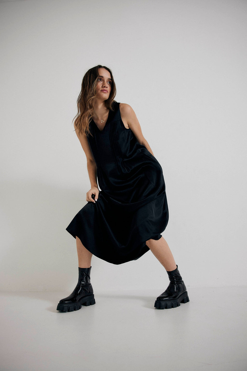 Lindsay Nicholas New York Maxi Dress - Black