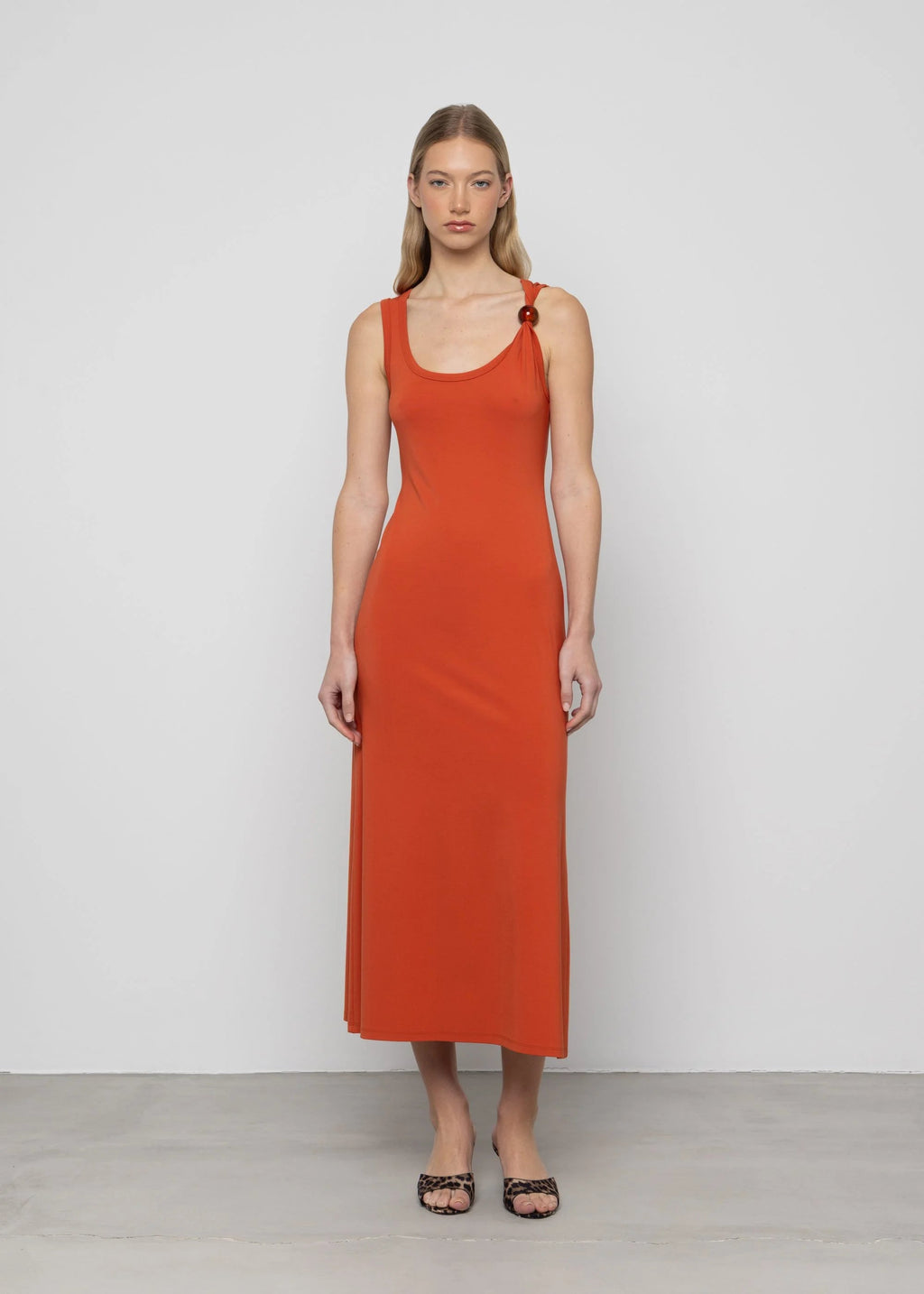 Esthé Maxi Dress With Bead Trim