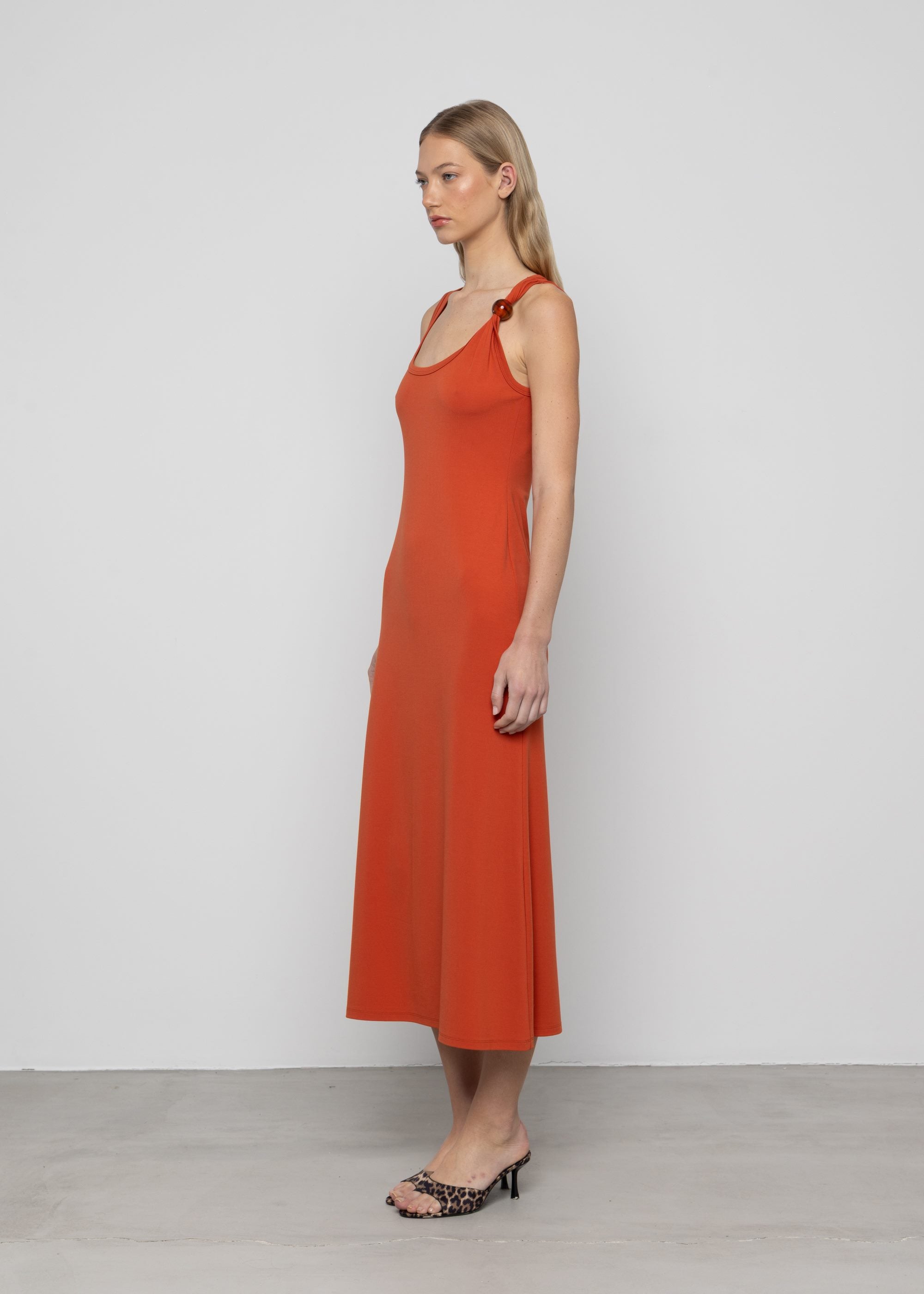 Esthé Maxi Dress With Bead Trim