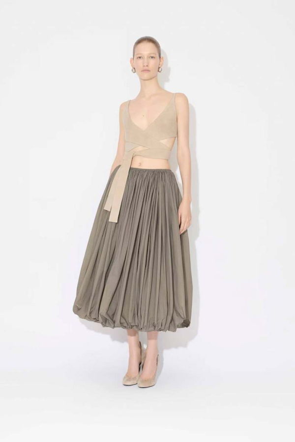 Alaia Maxi Skirt - Tourterelle