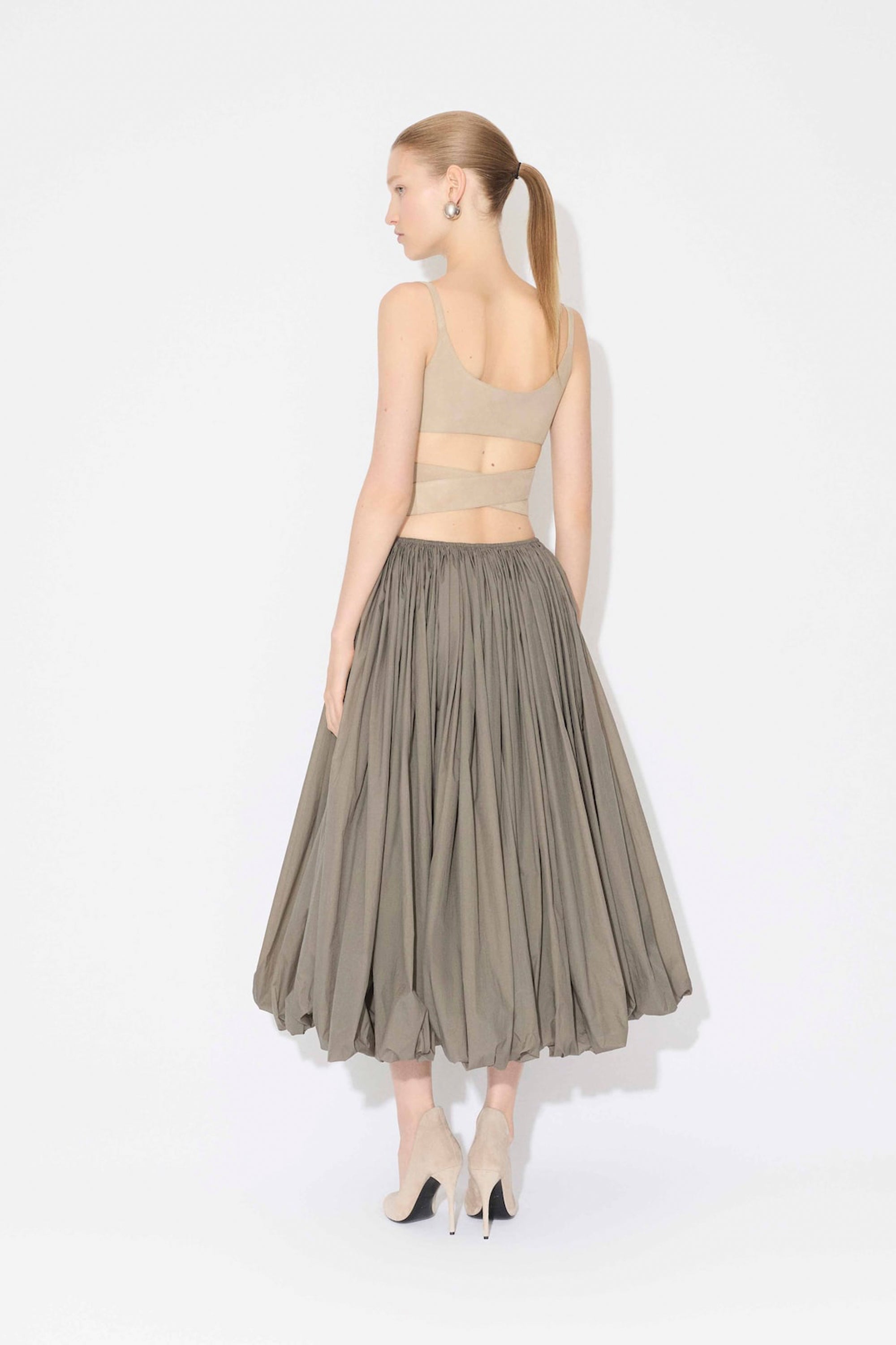 Alaia Maxi Skirt - Tourterelle