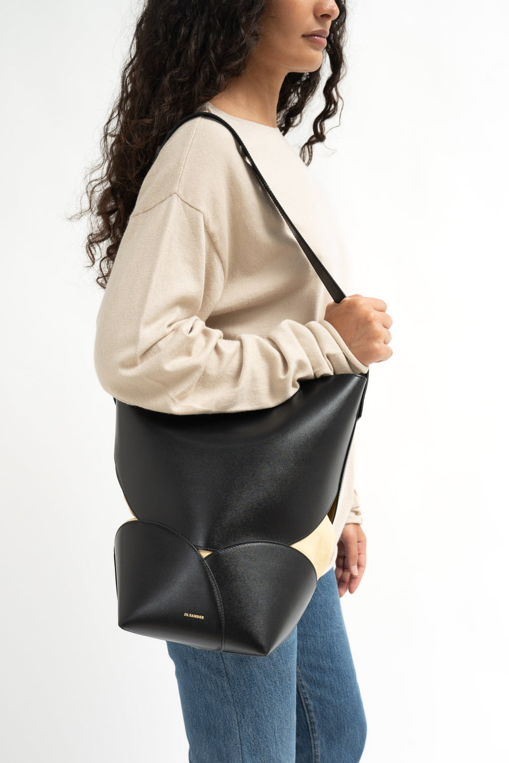 Jil Sander Medium Ellipse Bucket Bag