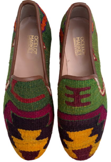 Ocelot Market Turkish Kilim Loafers