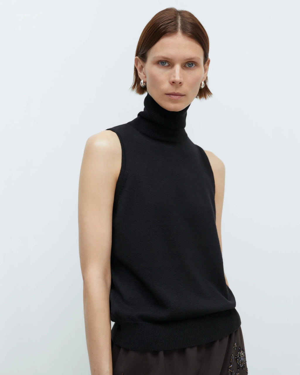 Cordera Merino Wool Turtleneck Vest