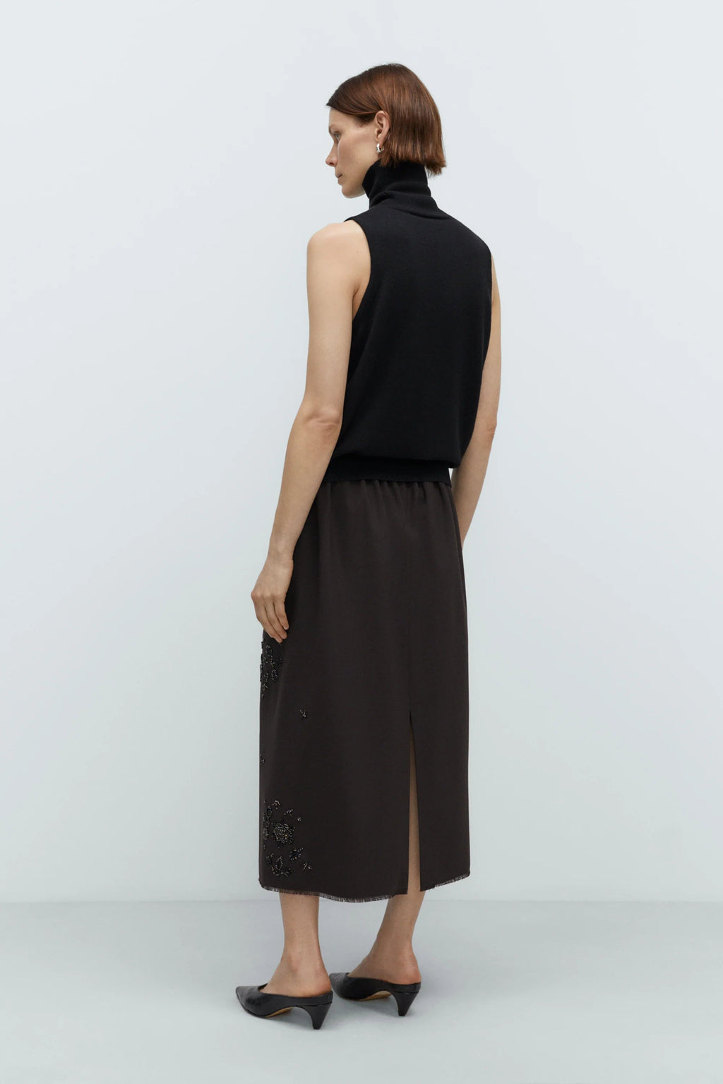 Cordera Merino Wool Turtleneck Vest