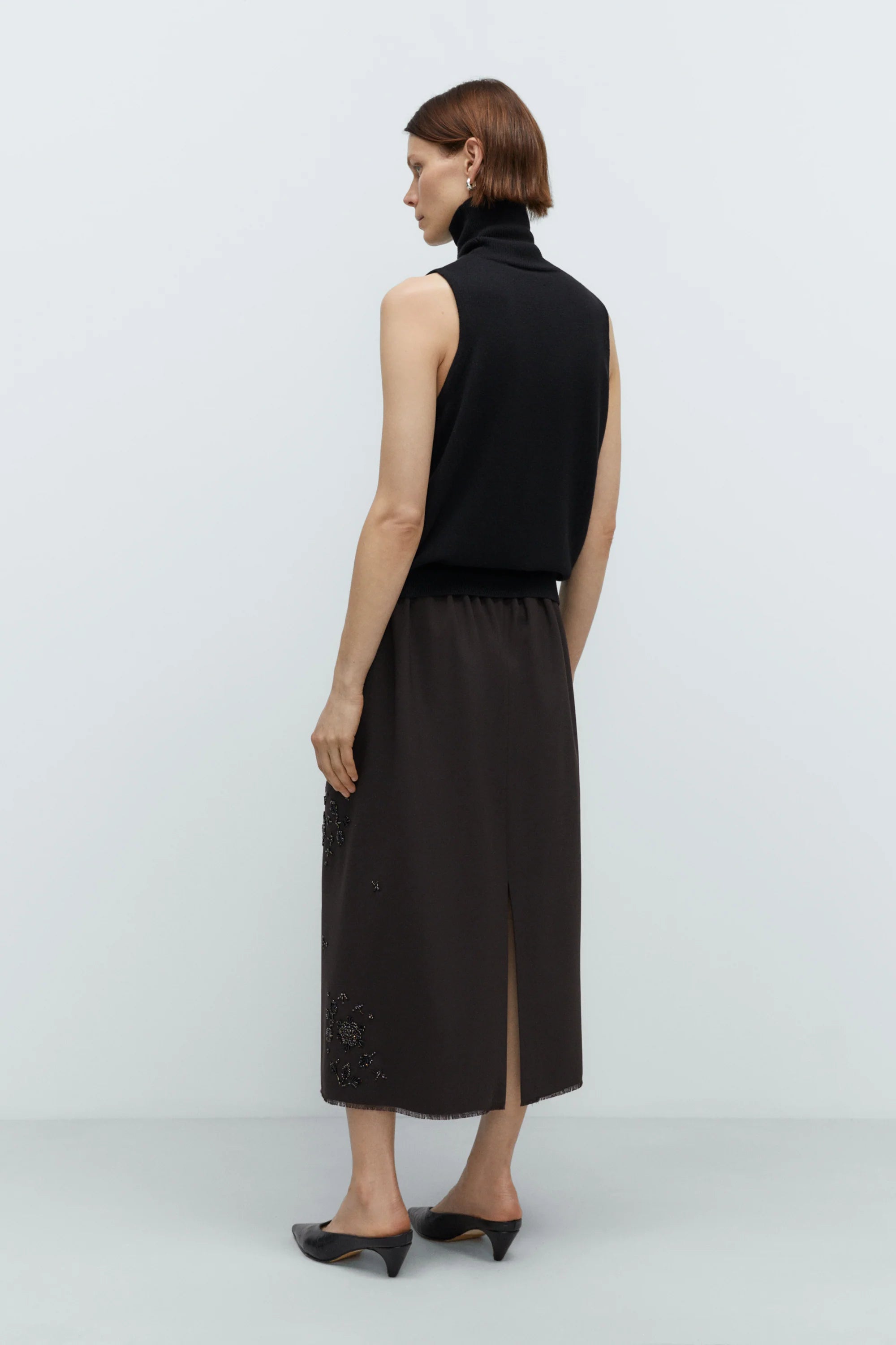 Cordera Merino Wool Turtleneck Vest