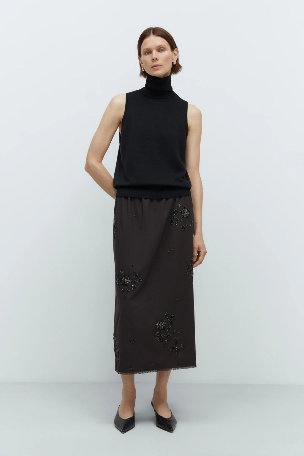 Cordera Merino Wool Turtleneck Vest