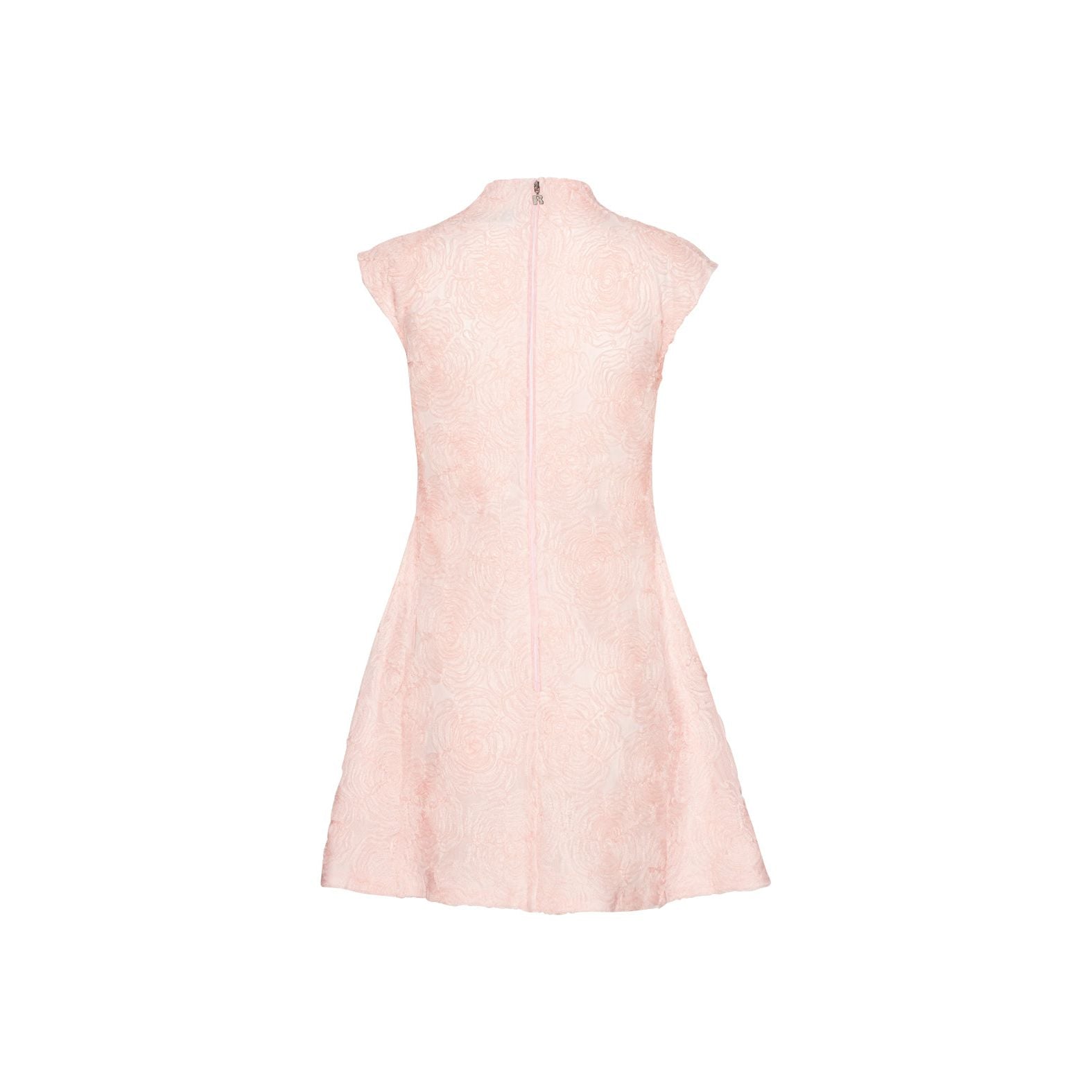 ROTATE Birger Christensen Mesh Mini Dress - Orchid Ice