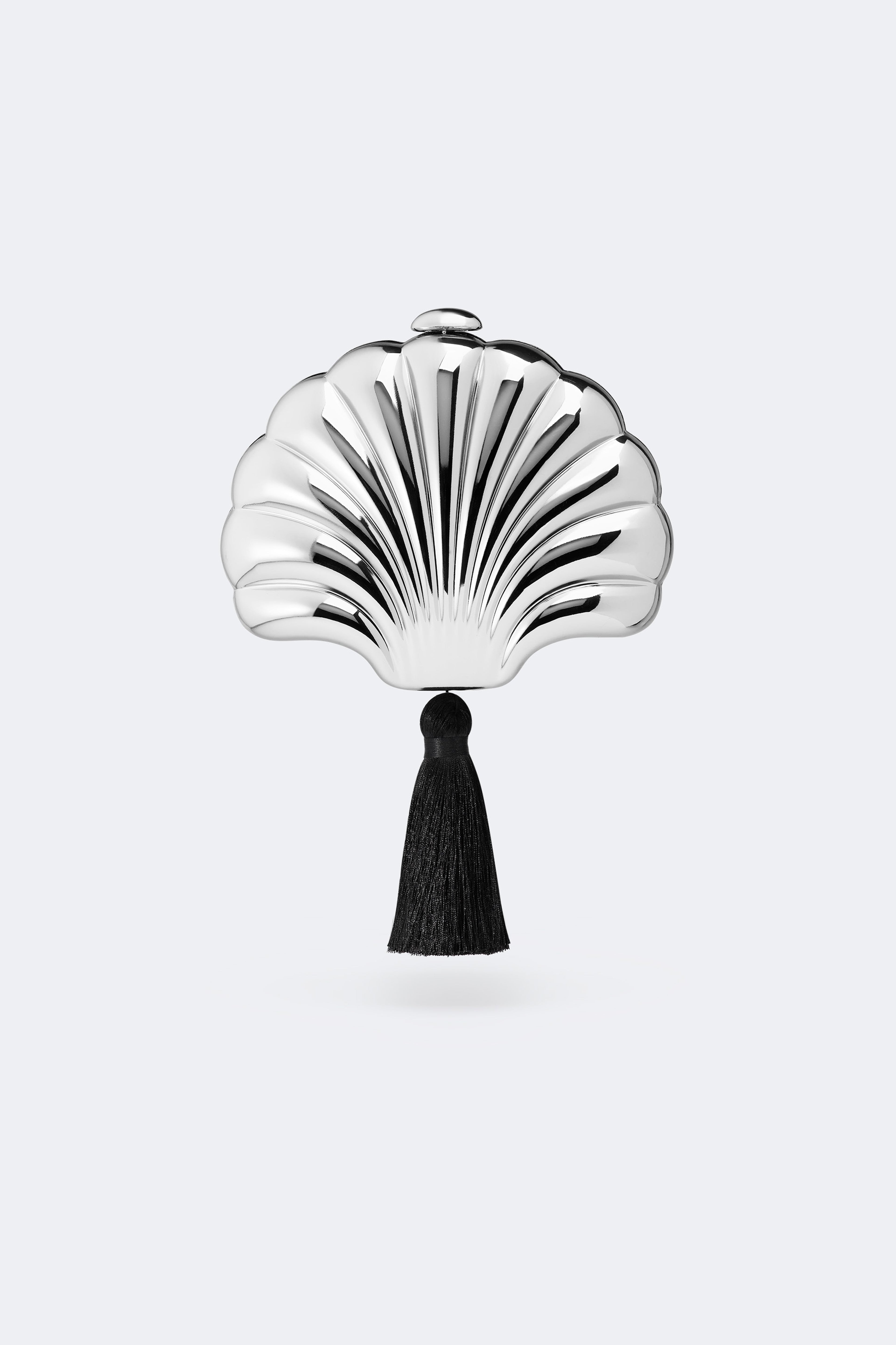 Simon Miller Metal Concha Clutch - Silver