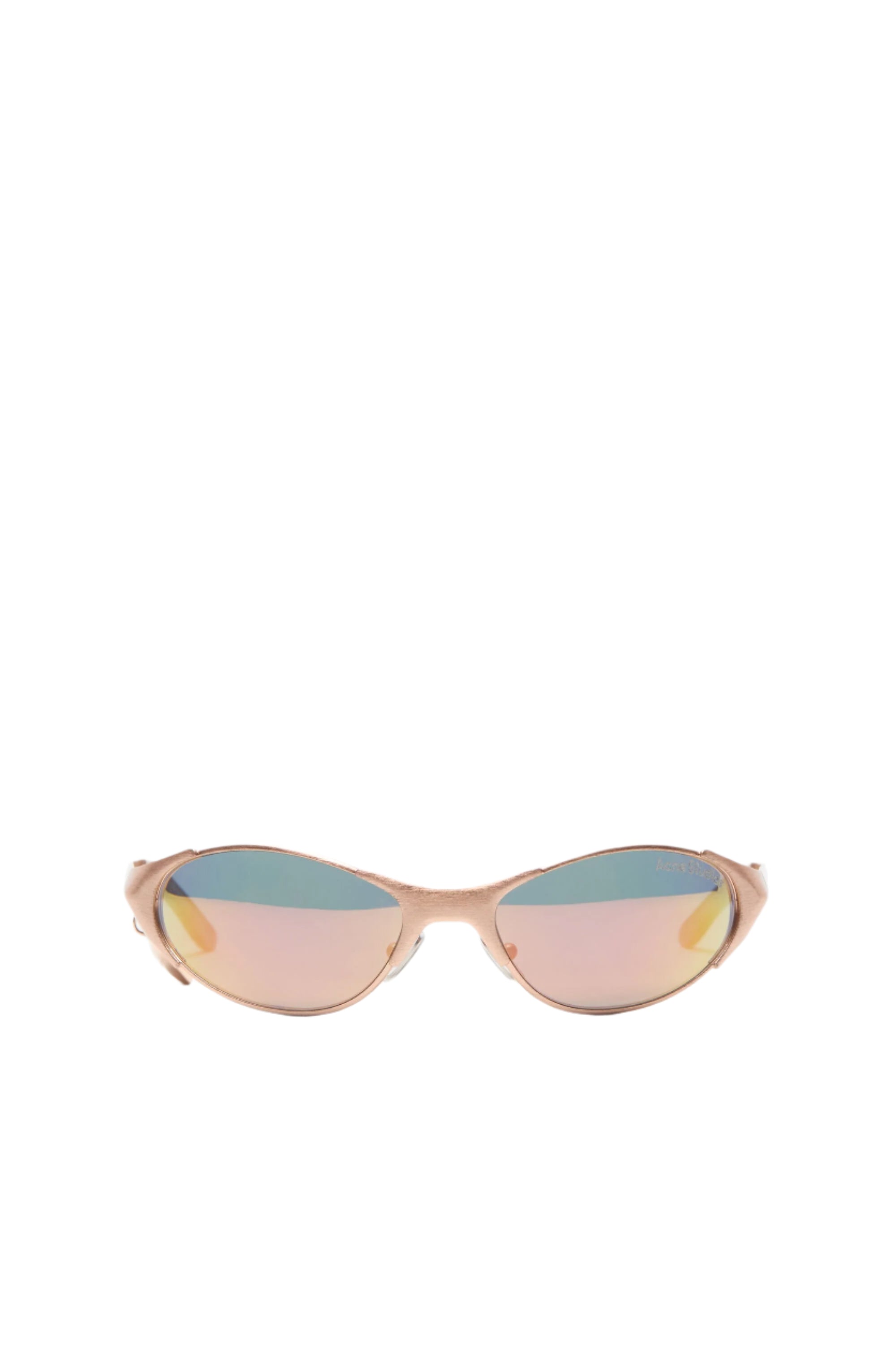 Acne Studios Metal Frame Charm Sunglasses - Rose Copper