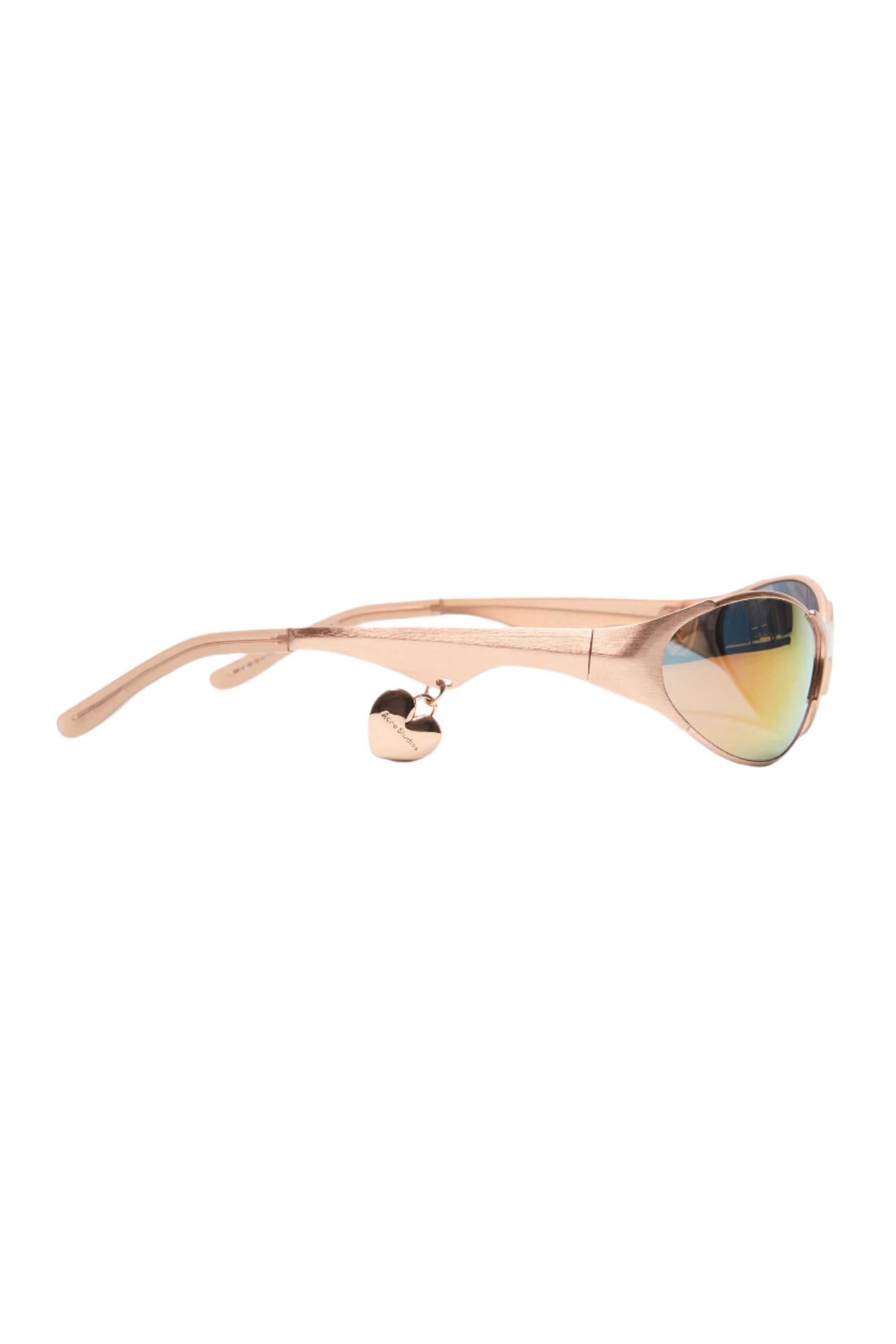 Acne Studios Metal Frame Charm Sunglasses - Rose Copper