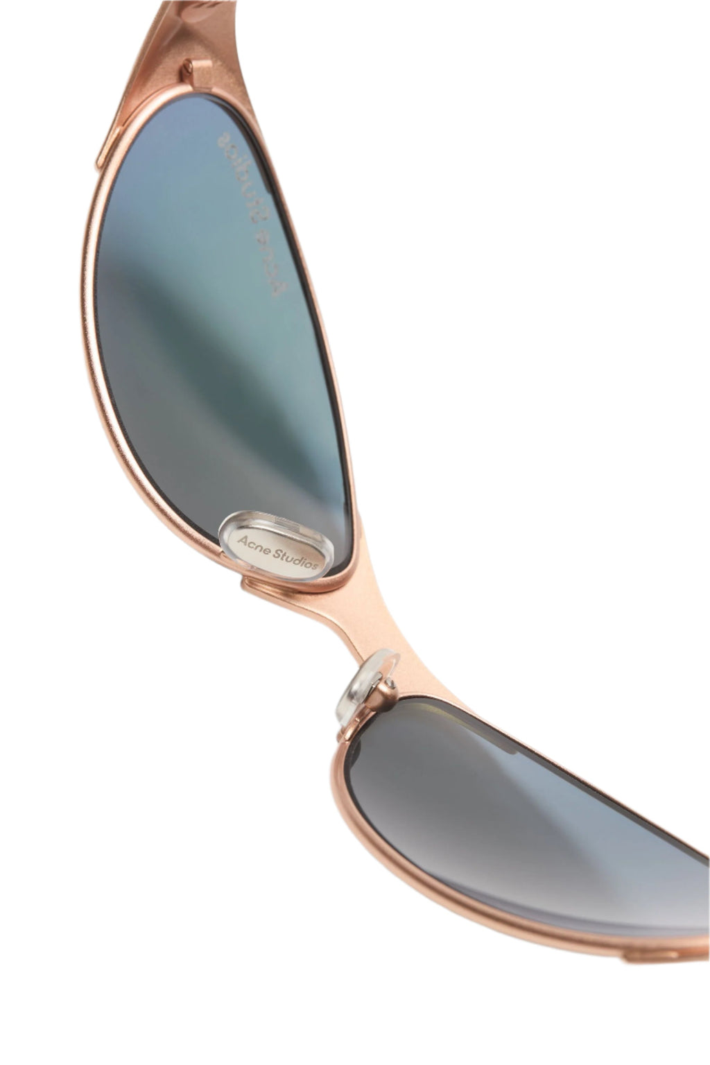 Acne Studios Metal Frame Charm Sunglasses - Rose Copper